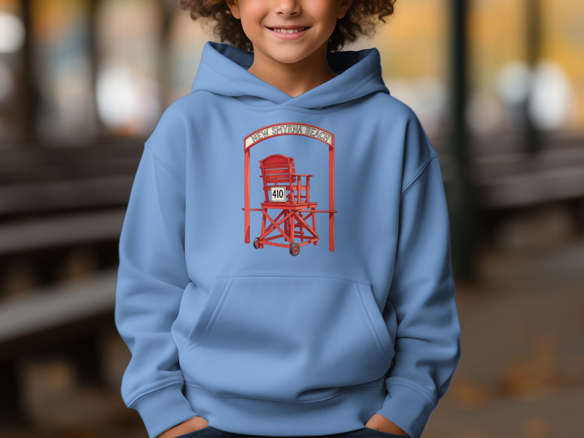 Lifeguard Chair 410 Design Kids Hoodie product type