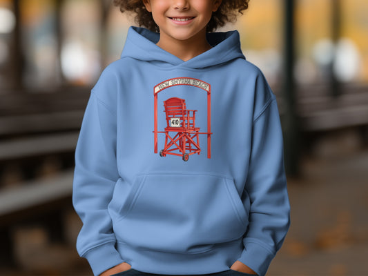 Lifeguard Chair 410 Design Kids Hoodie product type