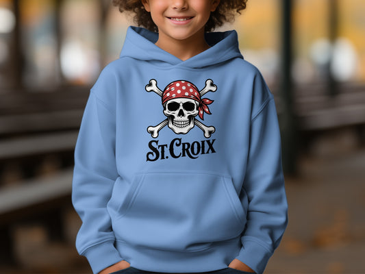 St. Croix Pirate Skull Graphic Youth Hoodie product