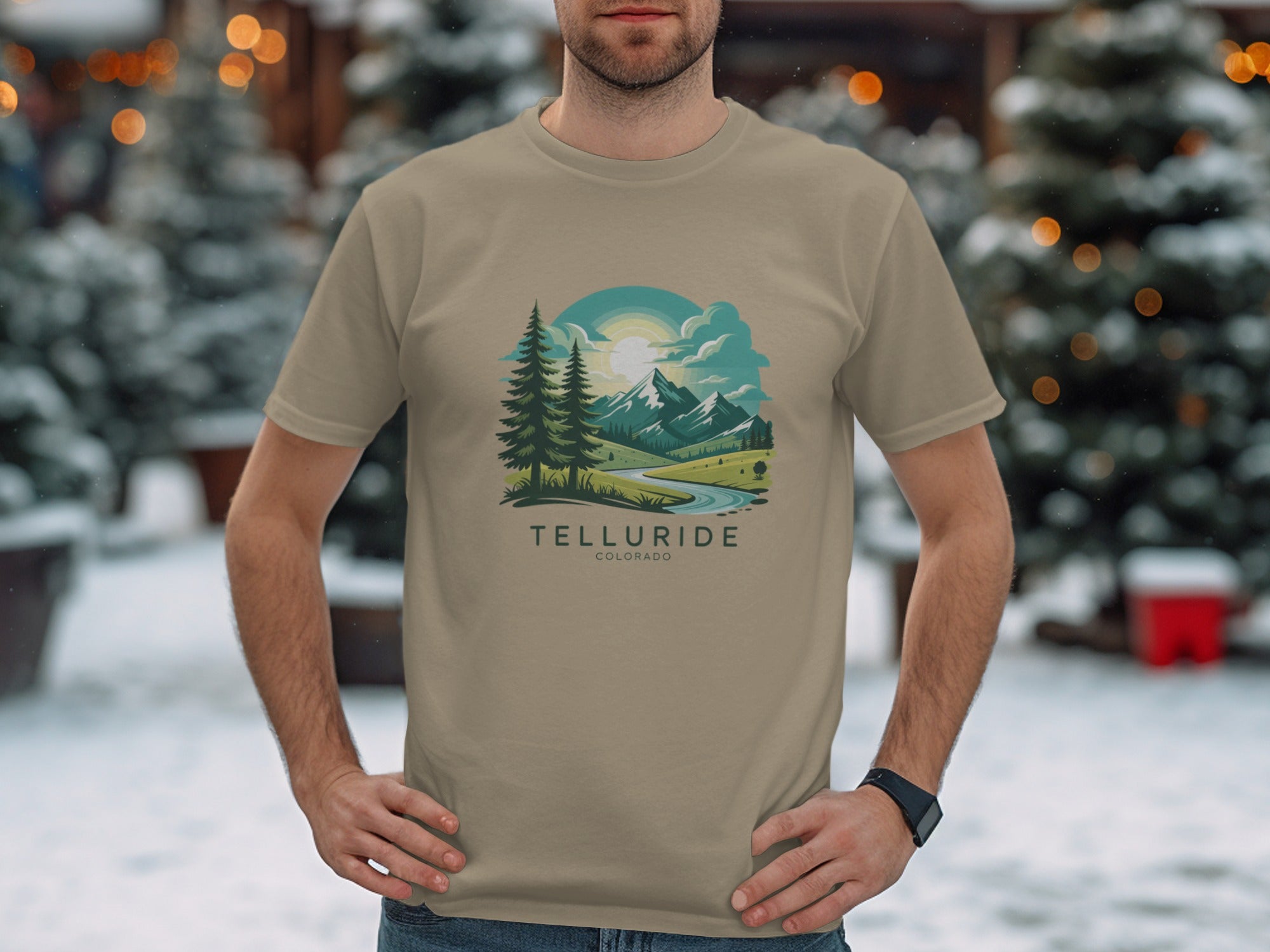 Telluride Colorado Scenic Graphic Tee Product