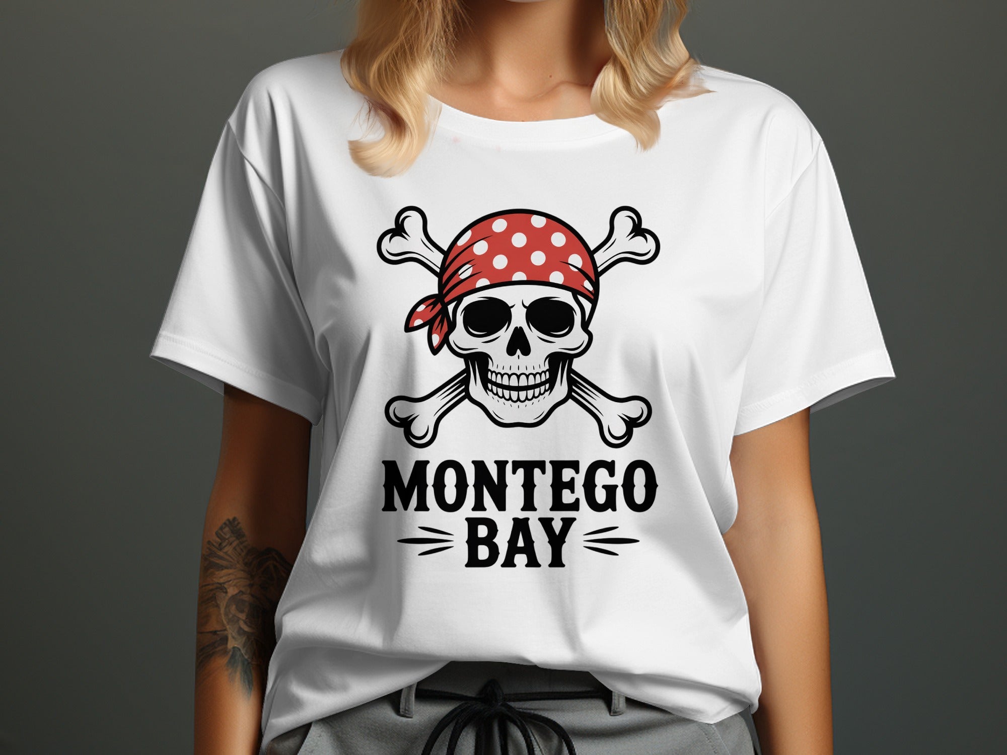 Montego Bay Skull and Crossbones Graphic T-shirt product type