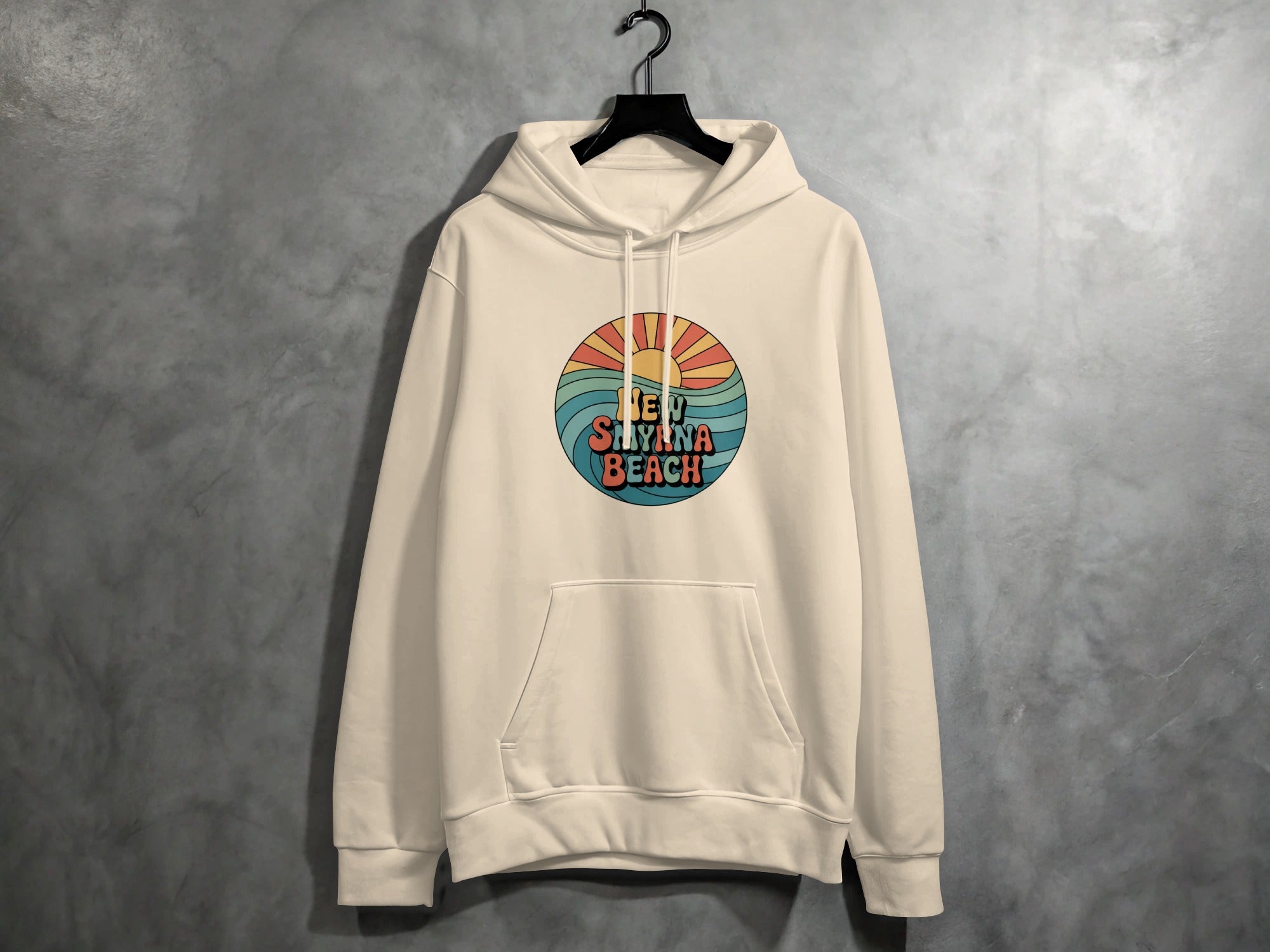 New Smyrna Beach Hoodie Sunset Graphic product
