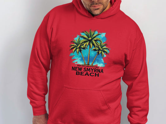 New Smyrna Beach High Tides and Good Vibes Hoodie Product