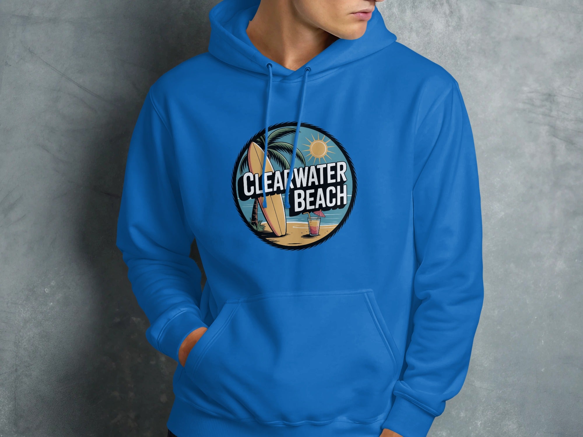Clearwater Beach Sunny Day Graphic Hoodie product