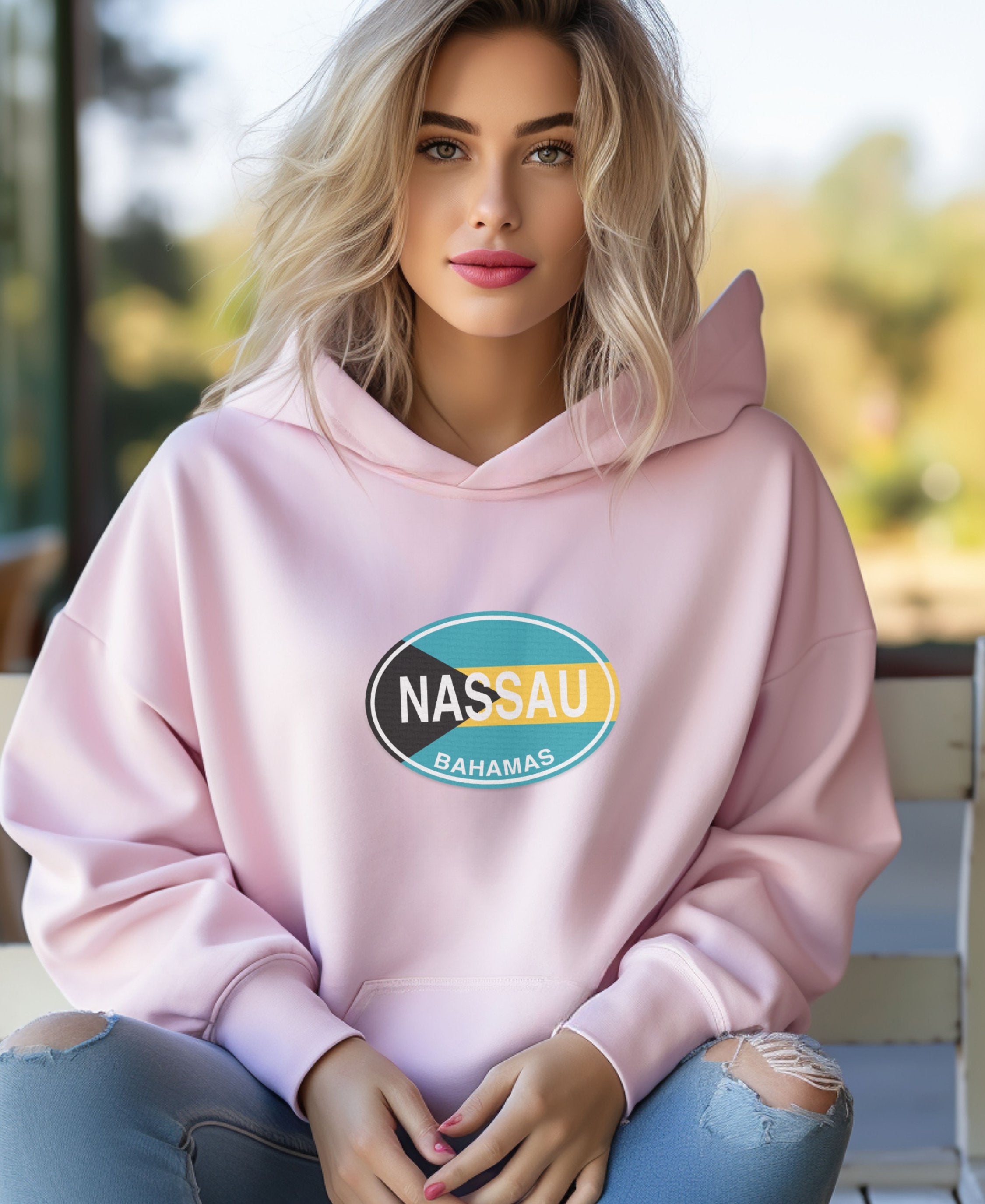 Nassau Tropic Vibes & Parade Beats Womens Hoodie