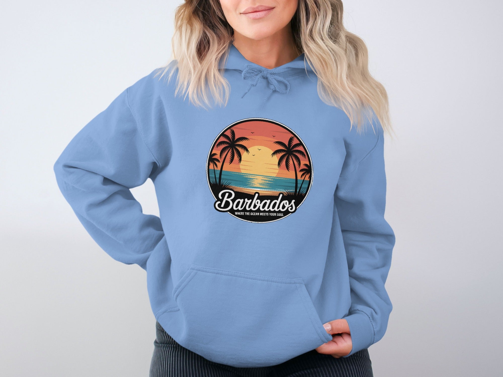 Sunrise Beach Barbados Graphic Hoodie product type