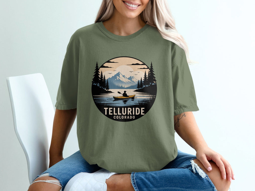 Telluride Colorado Mountain Lake Graphic T-shirt product type