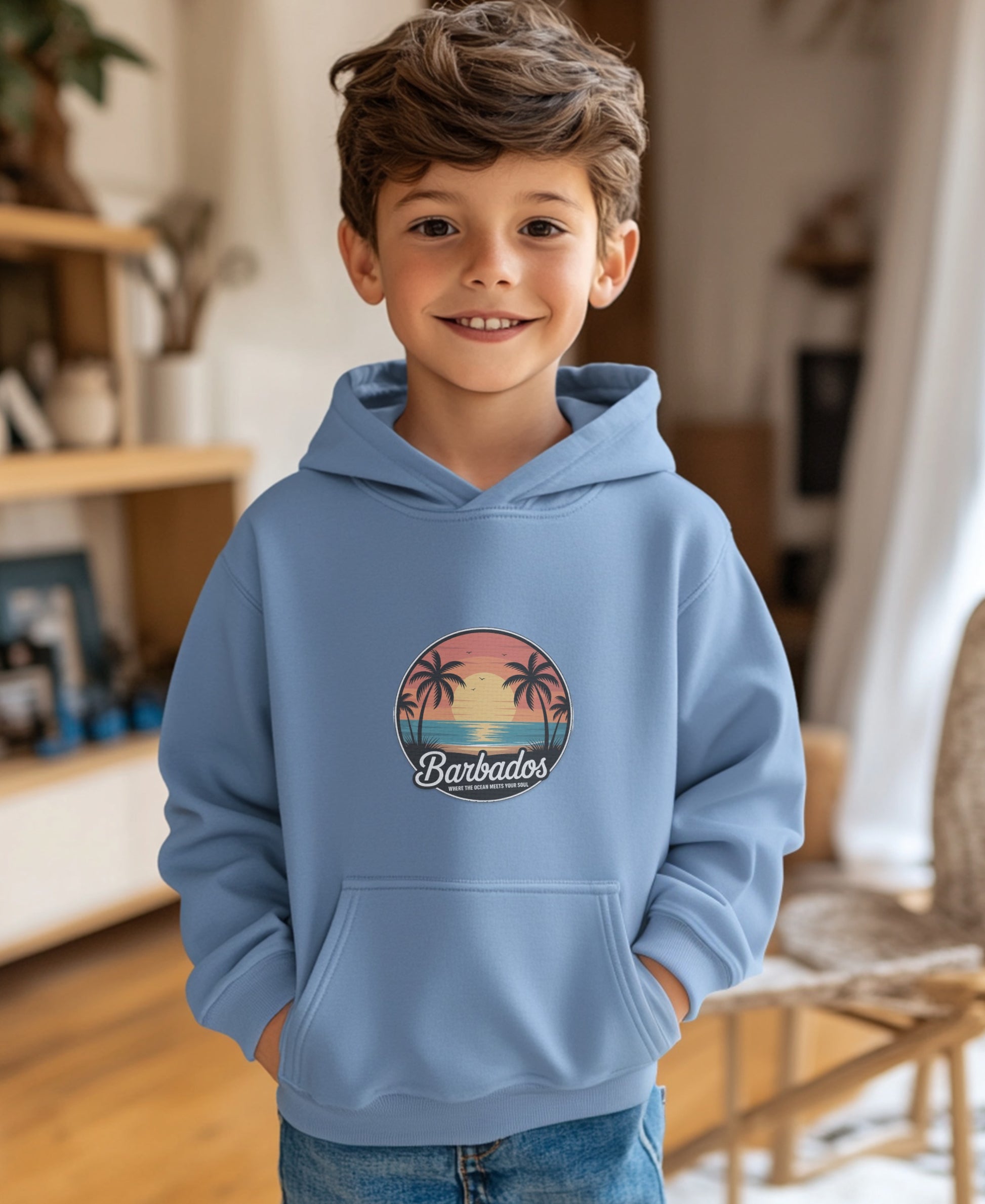 Barbados Sunset Hoodie trendy kids product