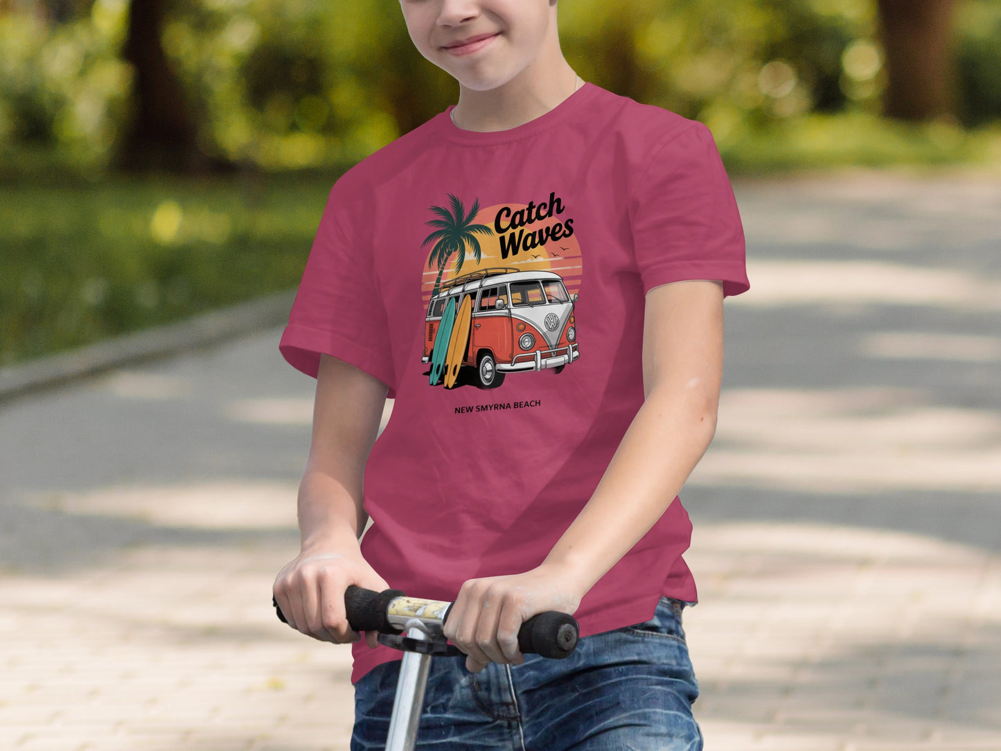 Catch Waves New Smyrna Beach T-shirt product