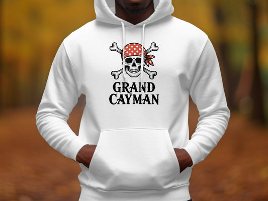 Skull and Crossbones Graphic Grand Cayman Hoodie product