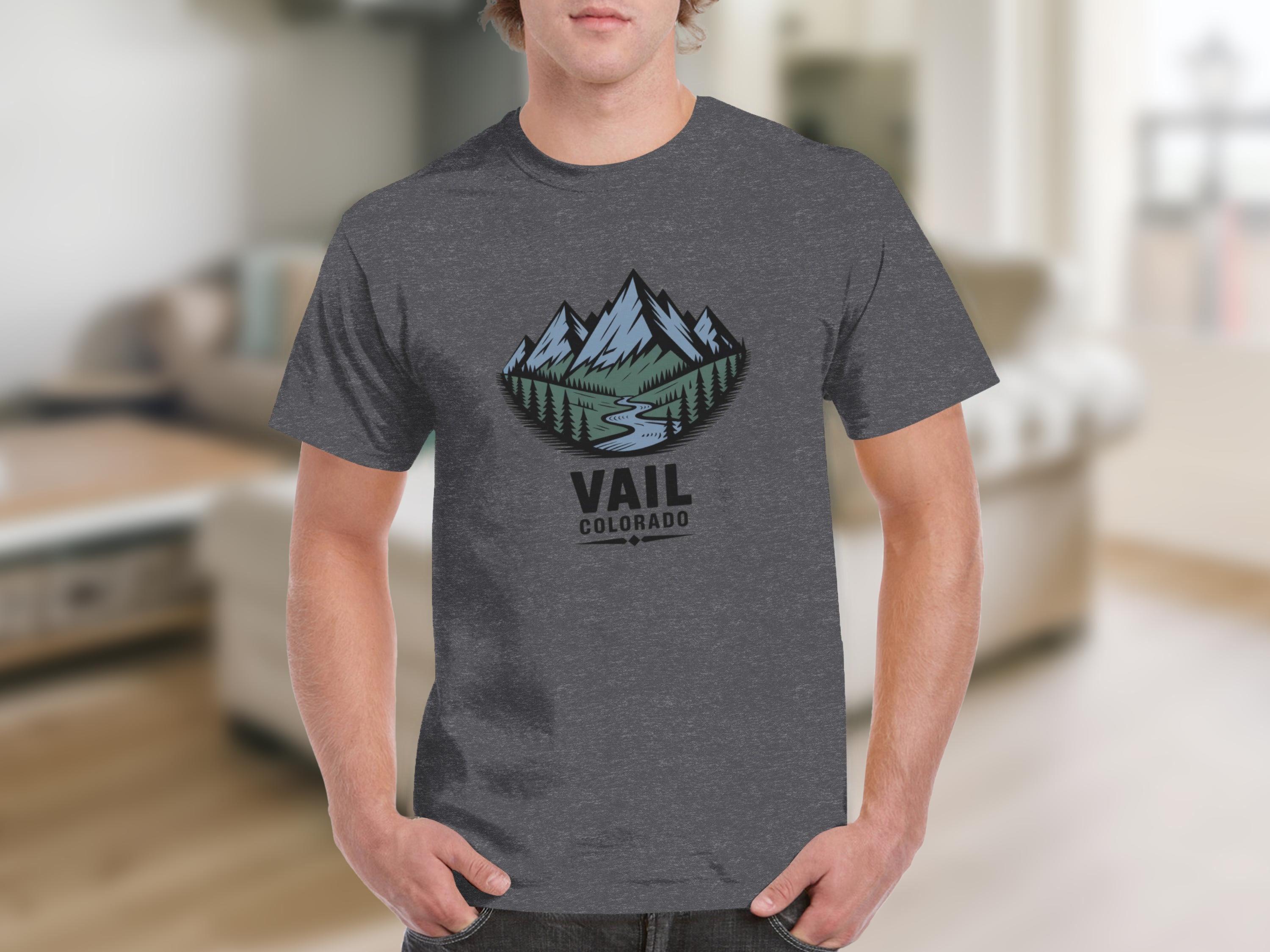 Vail Colorado Design Short Sleeve Graphic Tee product
