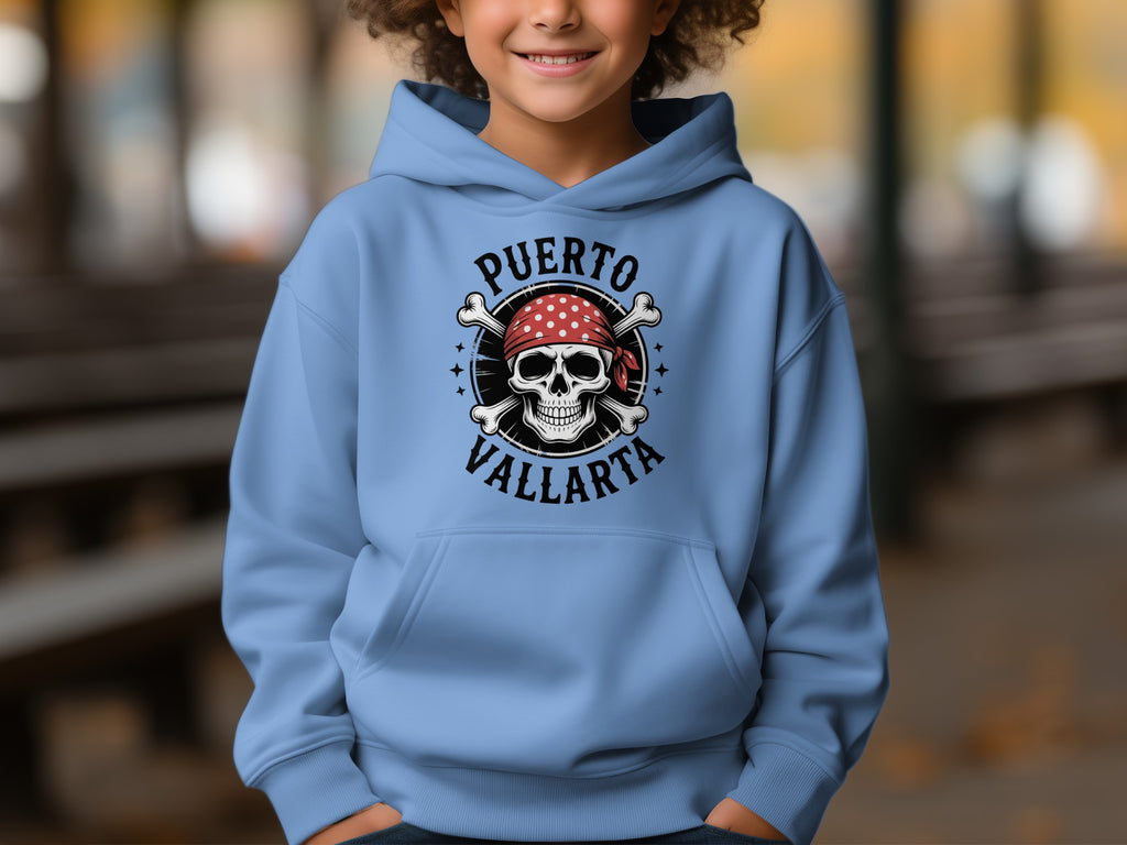 Puerto Vallarta Pirate Skull Graphic Hoodie product type
