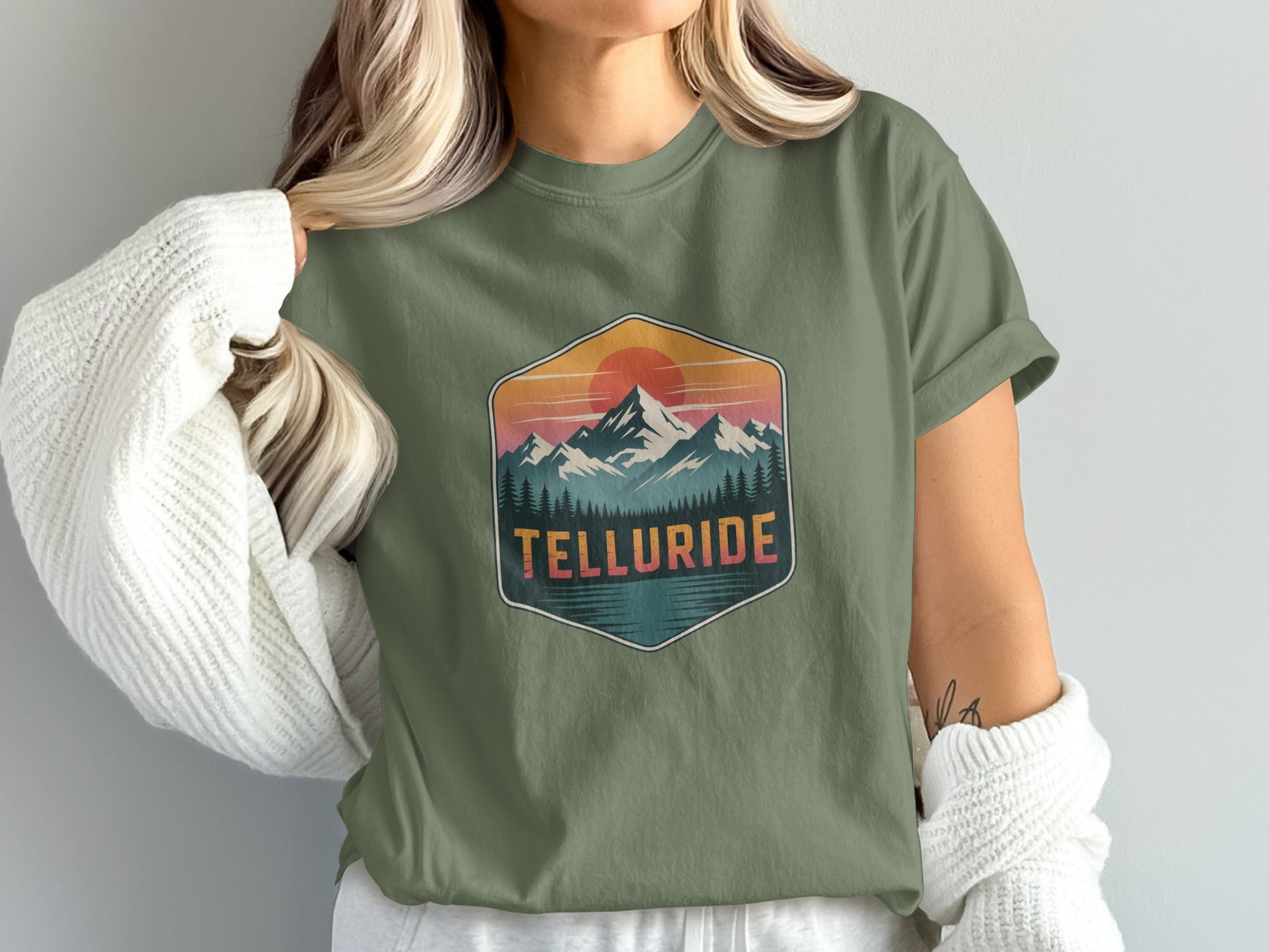 Telluride Mountain Scenic Graphic T-shirt product type