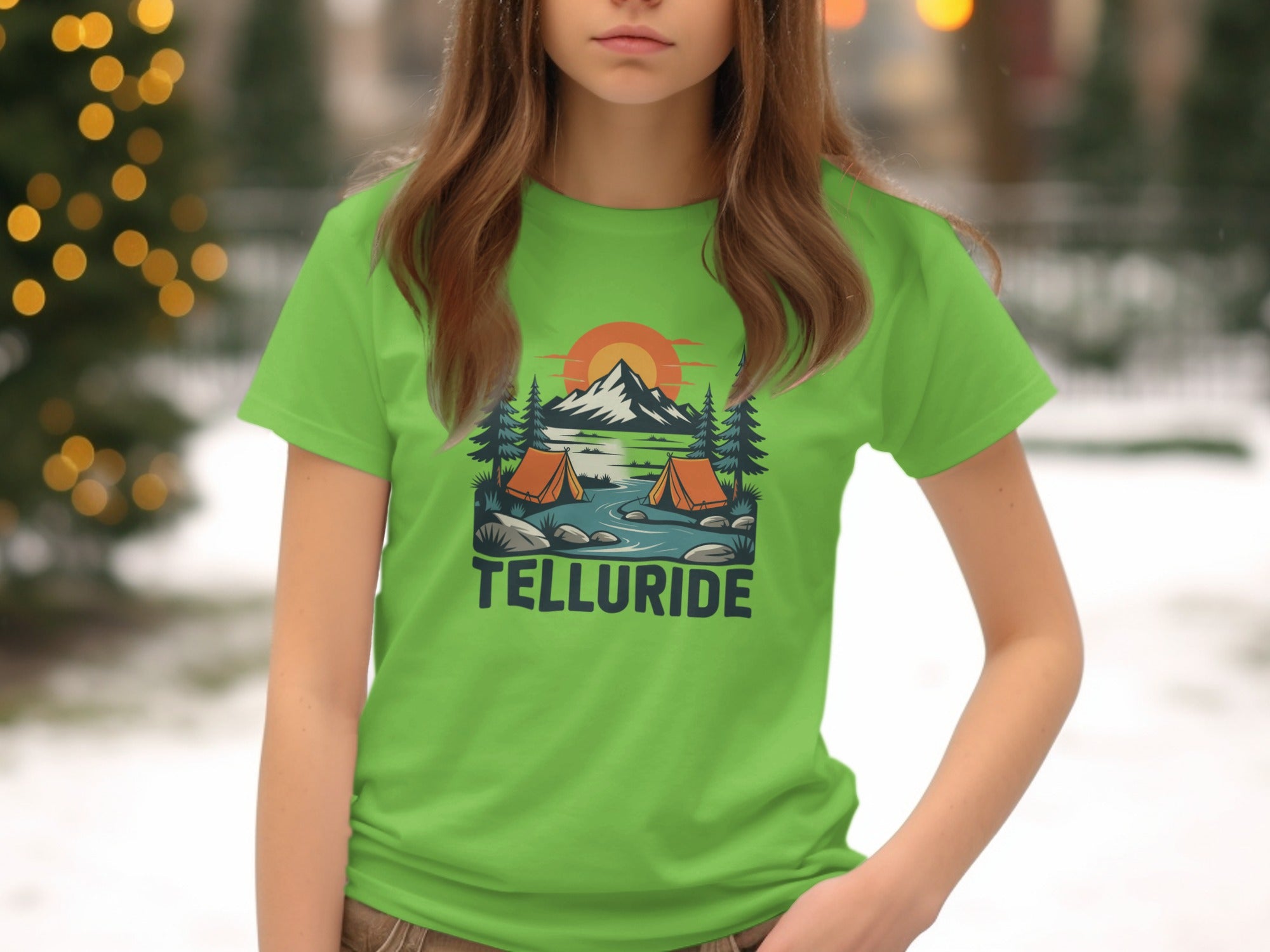 Telluride Camping Mountain Outdoor Adventure Shirt