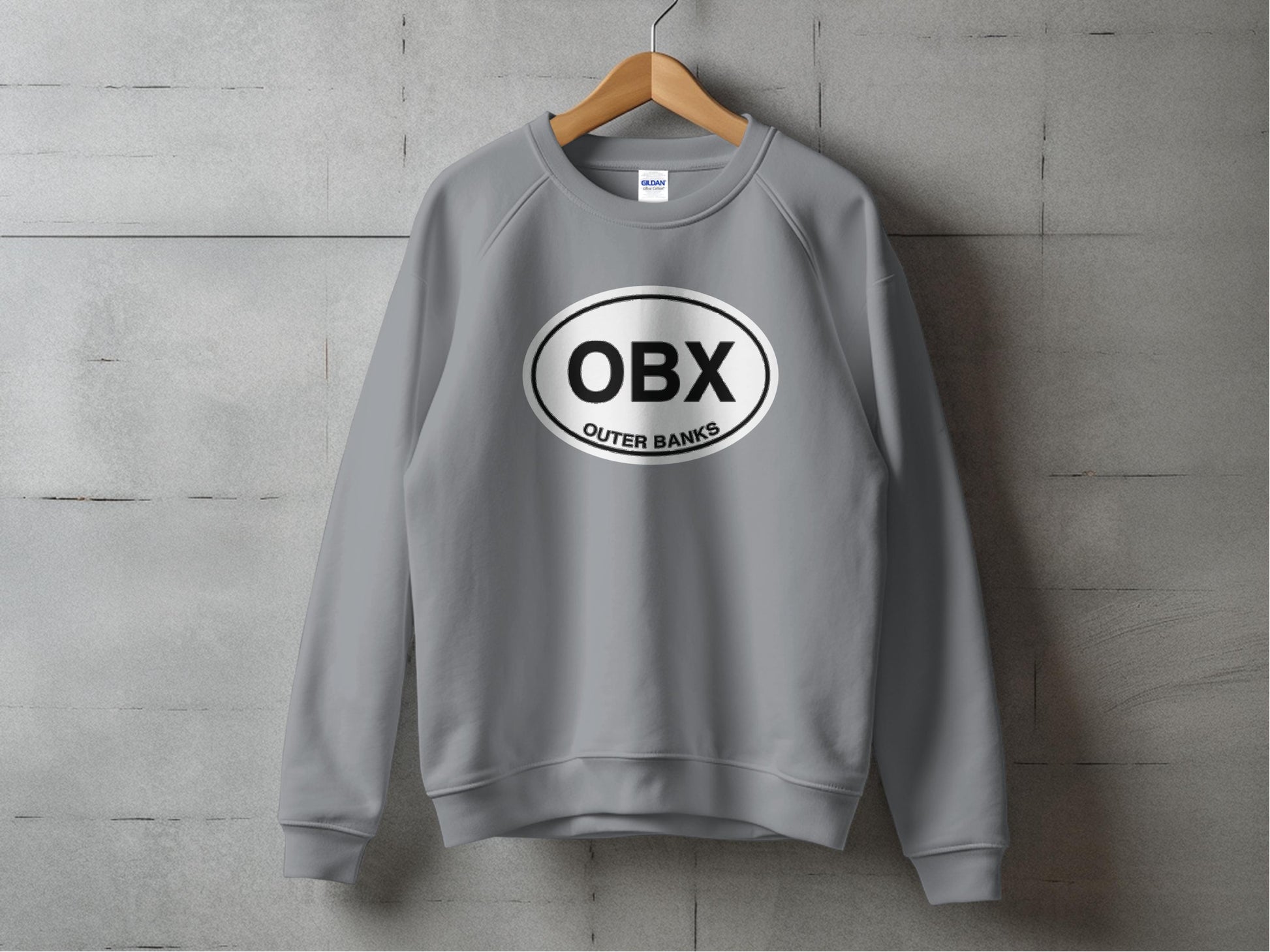 Outer Banks Mens Sweatshirt Graphite Heather