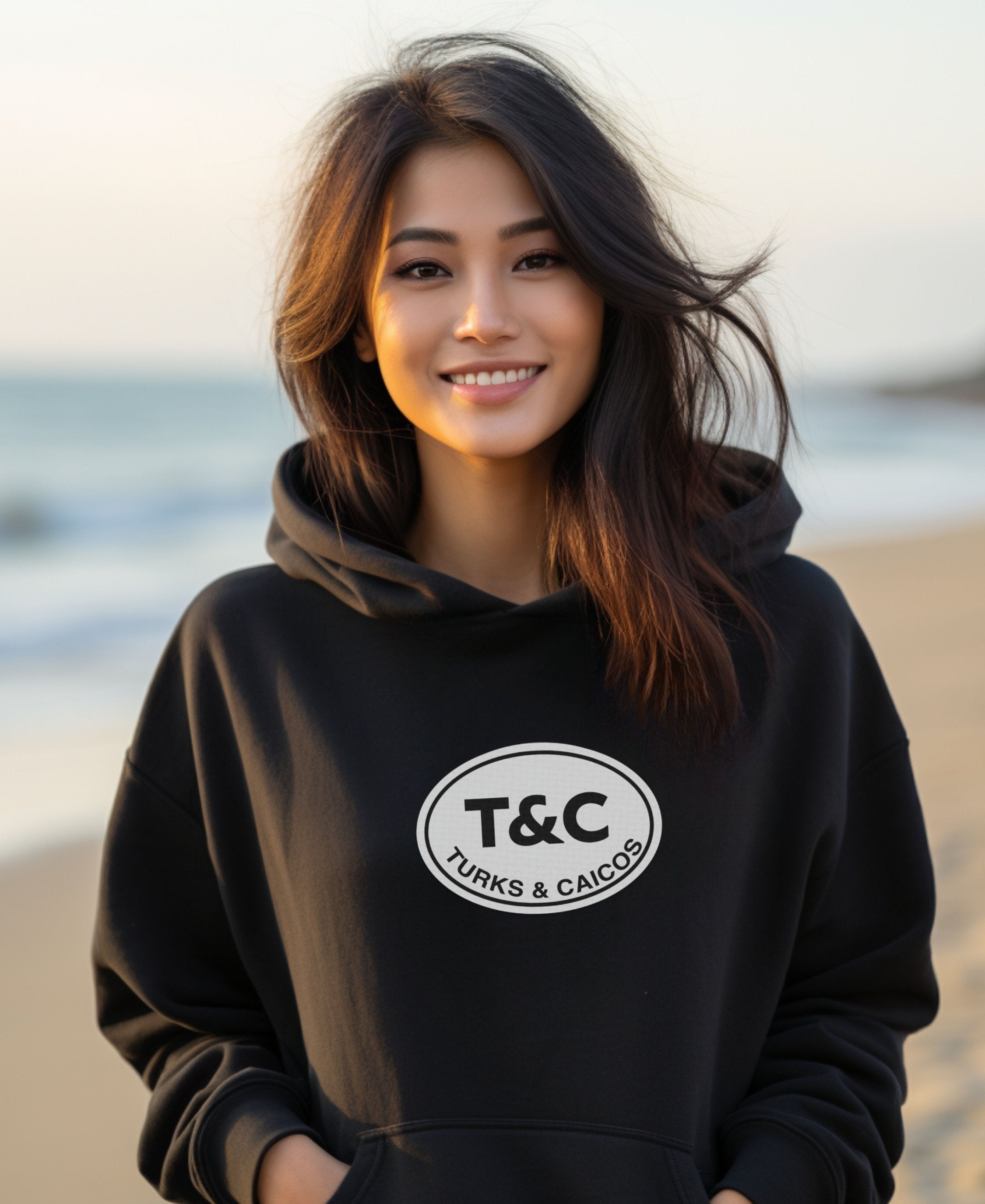 Turks & Caicos White Sand & Island Life Womens Hoodie