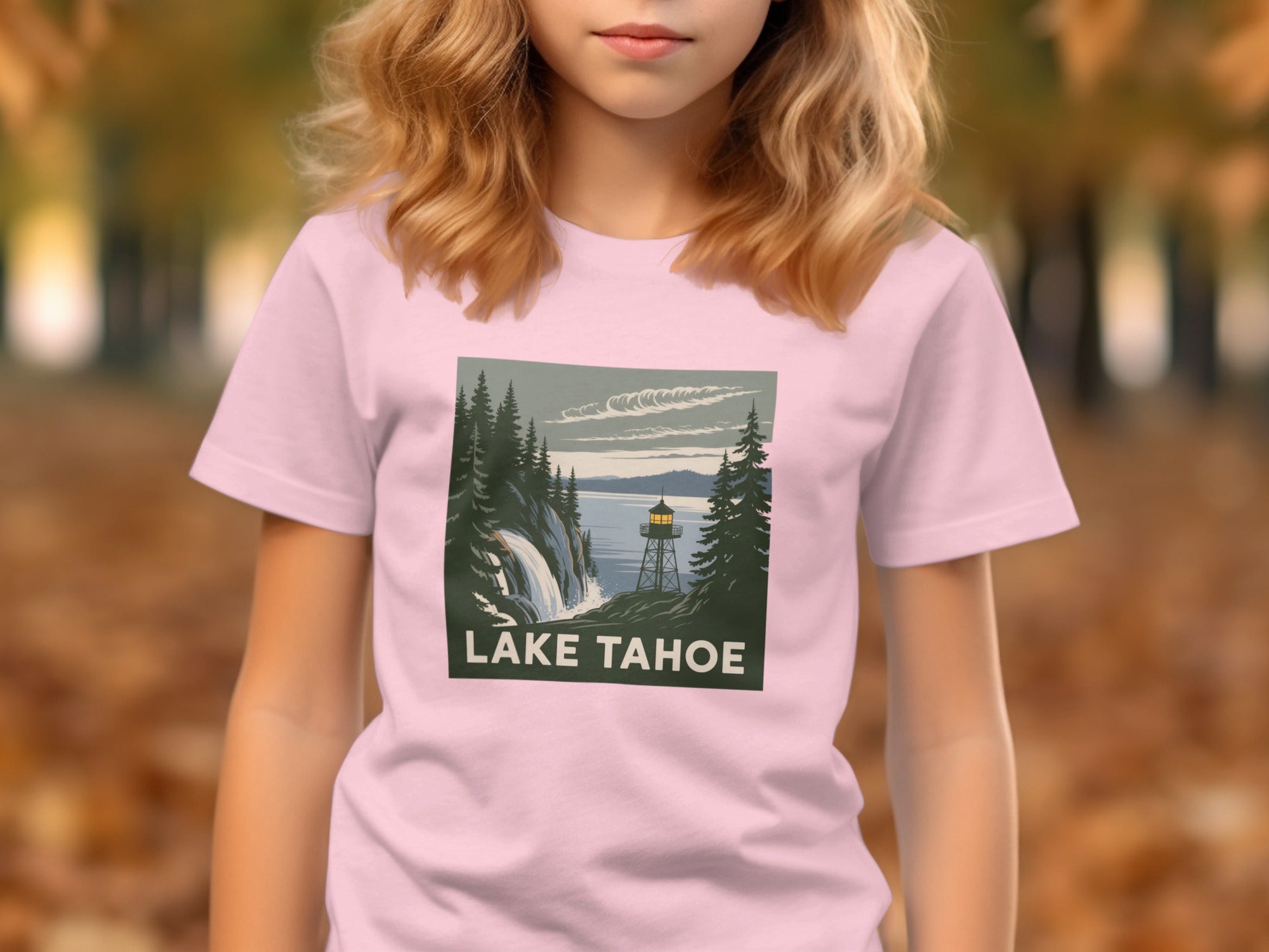 Lake Tahoe Graphic T-Shirt with Scenic Design