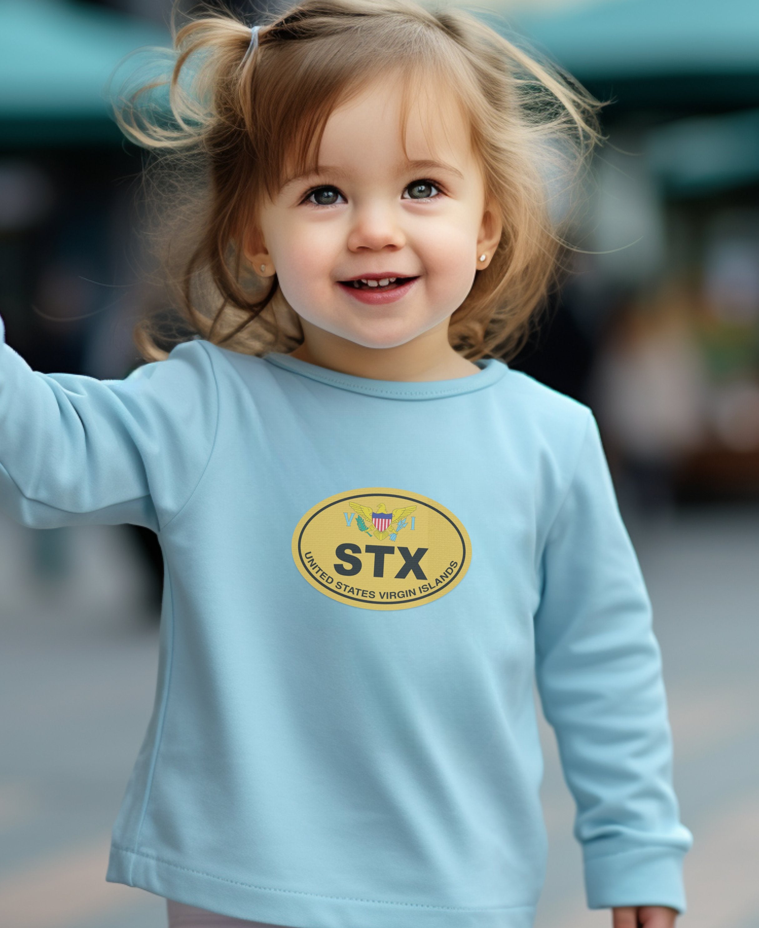 St Croix snorkeling at Buck Island National Reef Toddler Long Sleeve T-Shirt