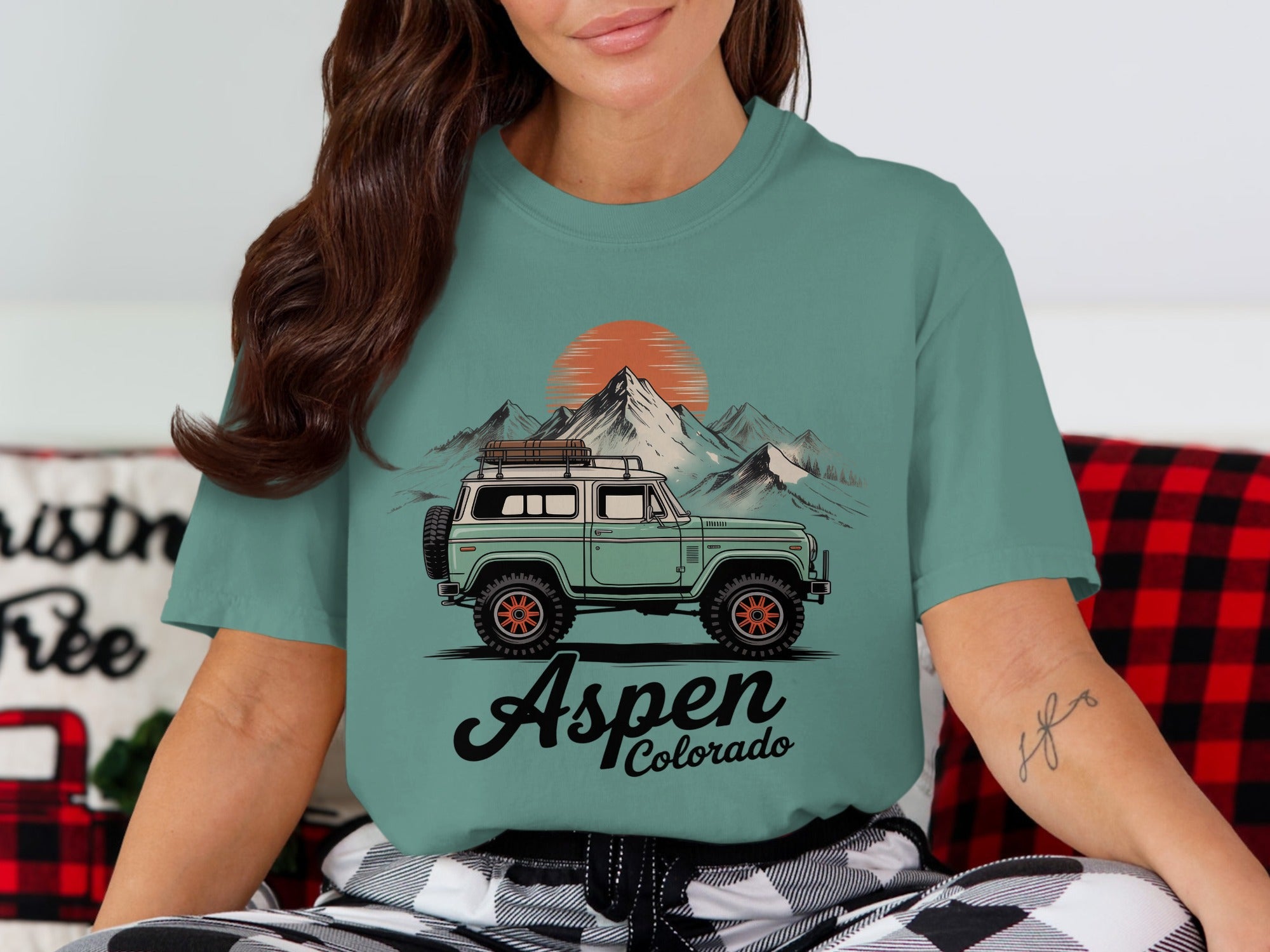 Aspen Colorado Scenic Graphic Tee Shirt product