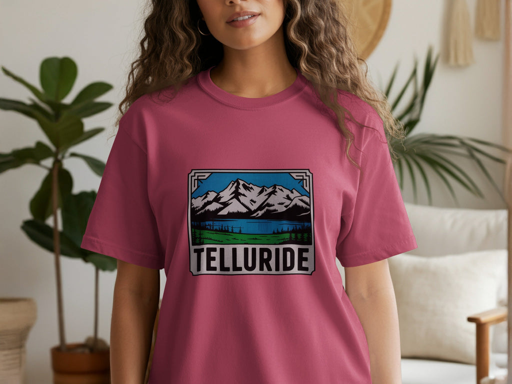 Telluride Mountains Landscape Telluride Womens T-Shirts T-Shirt