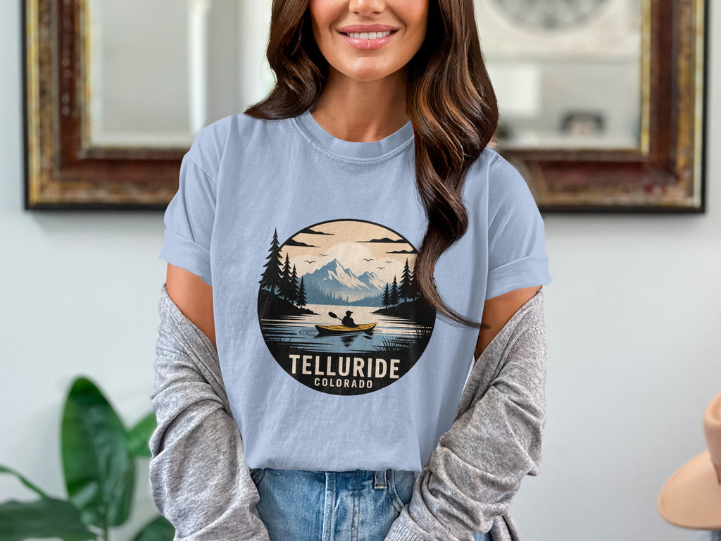 Telluride Colorado Mountain Lake Scene T-Shirt product