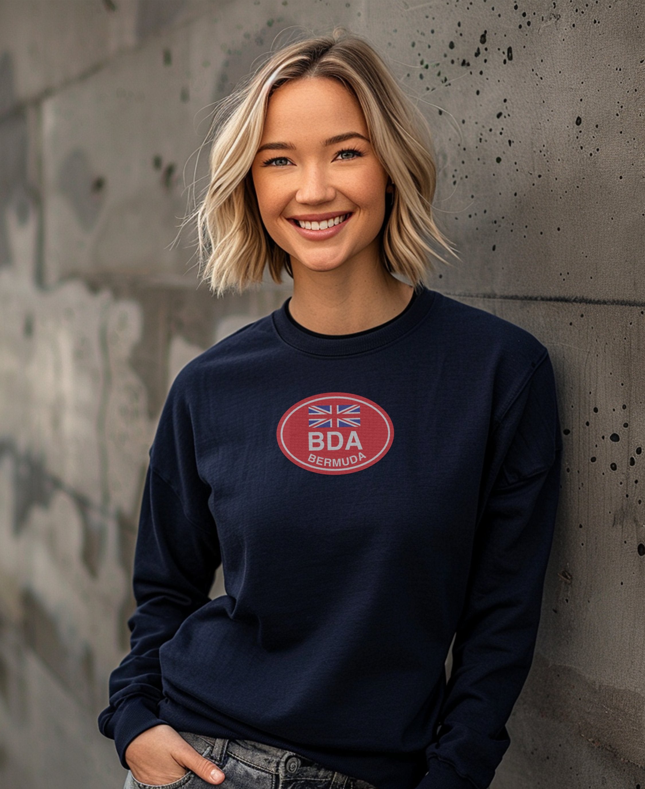 Bermuda British Flag Emblem Long Sleeve Shirt product