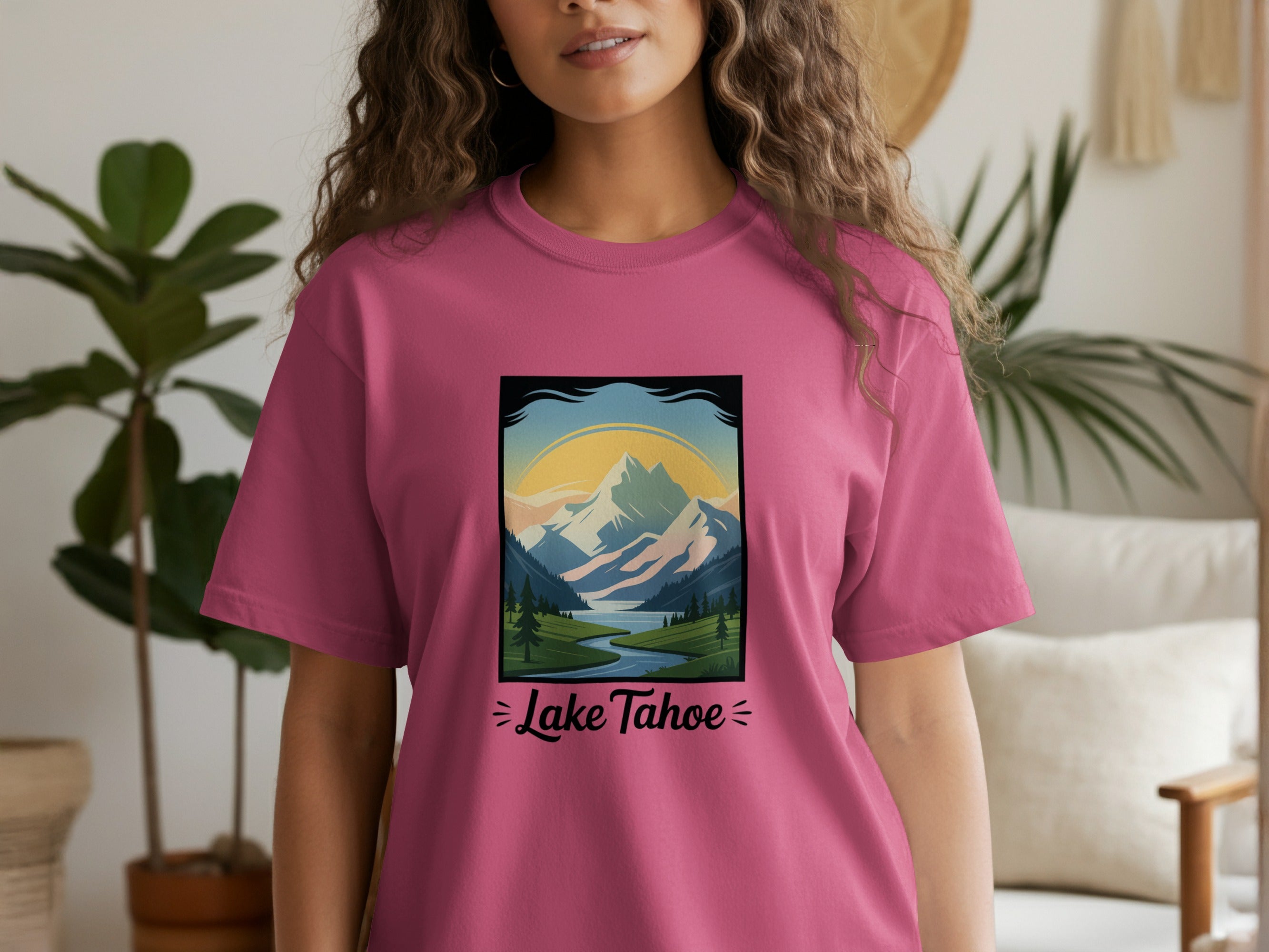Lake Tahoe Scenic Graphic Tee shirt product type