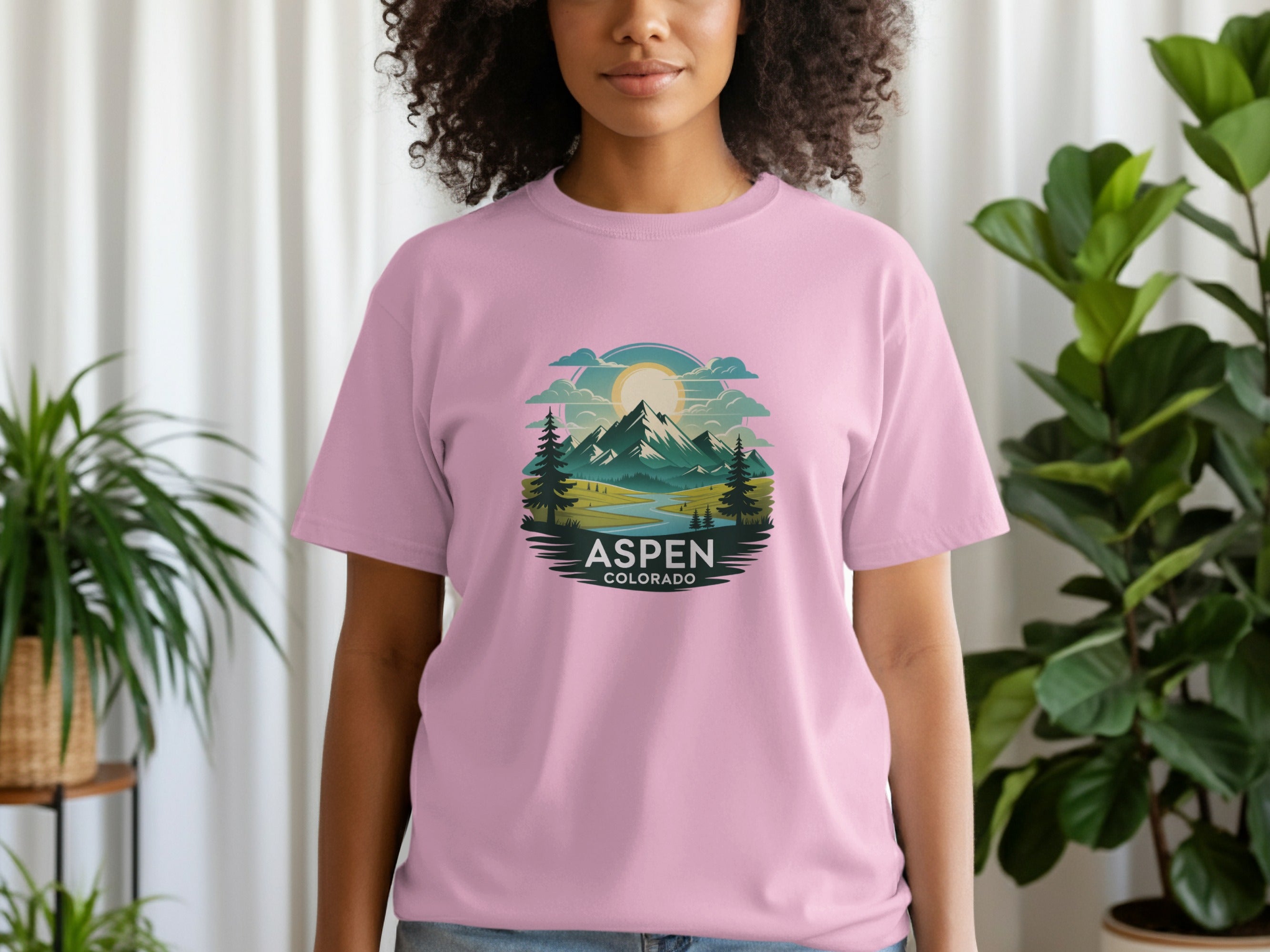 Aspen Colorado Mountain Graphic T-Shirt product type