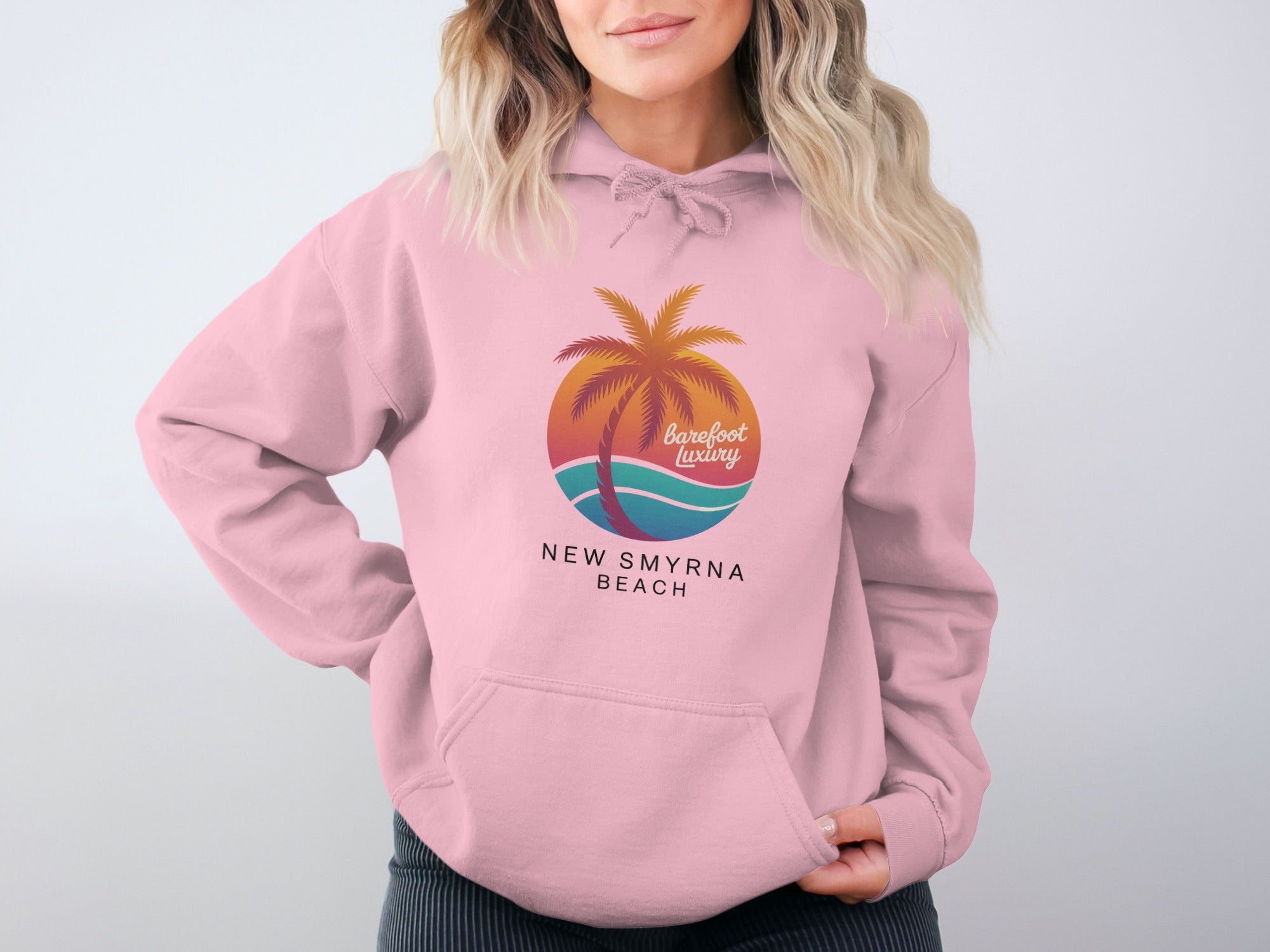 New Smyrna Beach Barefoot Living Hoodie product