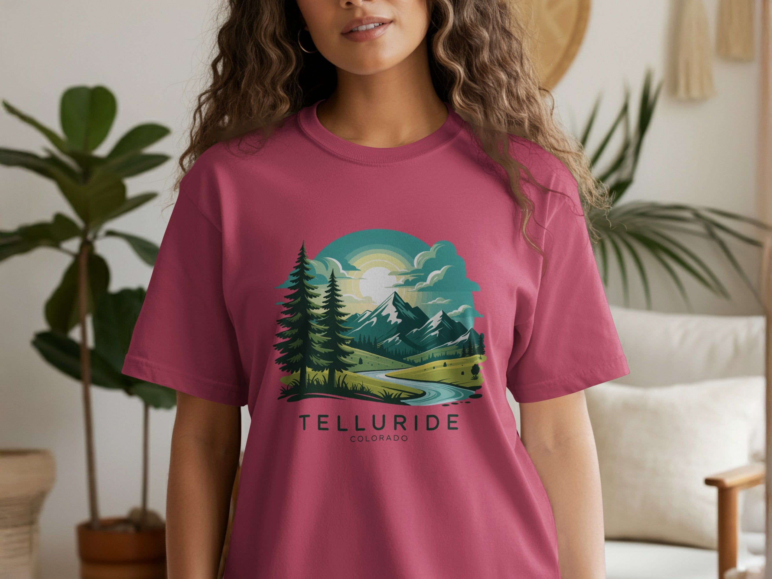 Telluride Colorado Graphic Print T-Shirt product
