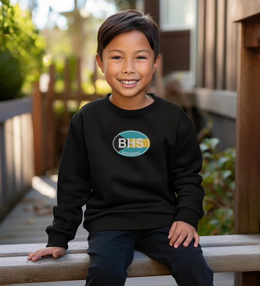 BHS Bahamas Black Sweatshirt Smiling Boy product