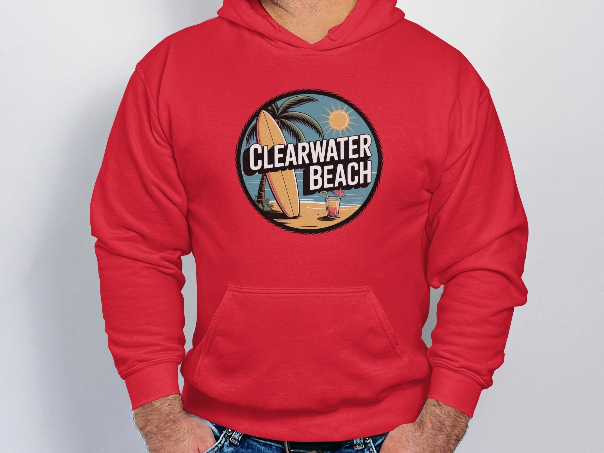 Clearwater Beach Surfing Hoodie Sweatshirt product