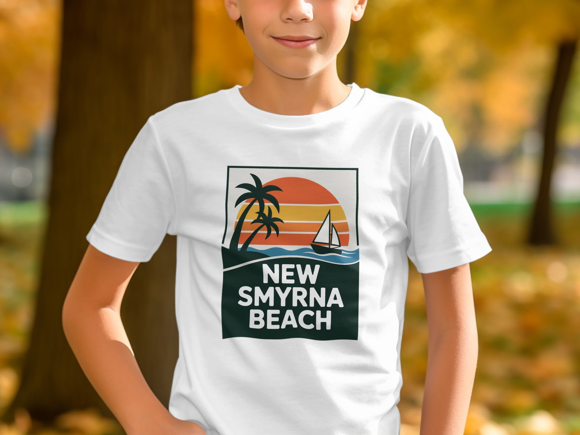 New Smyrna Beach Sunset Design T-Shirt product type