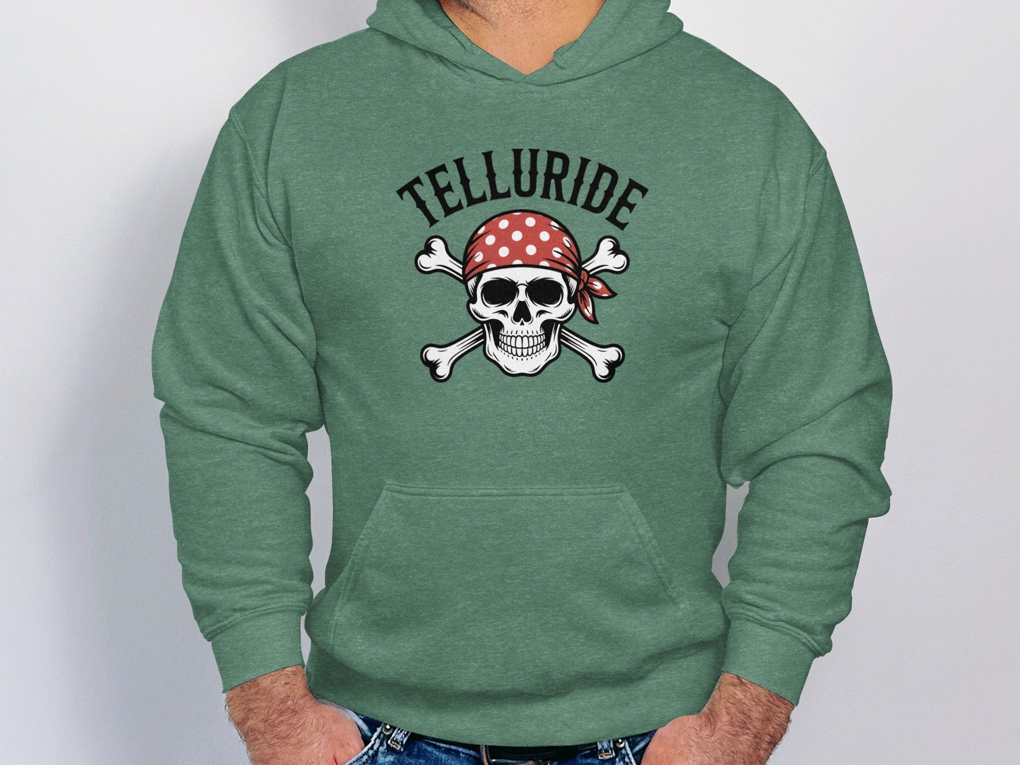 Telluride Skull and Bones Graphic Hoodie Product