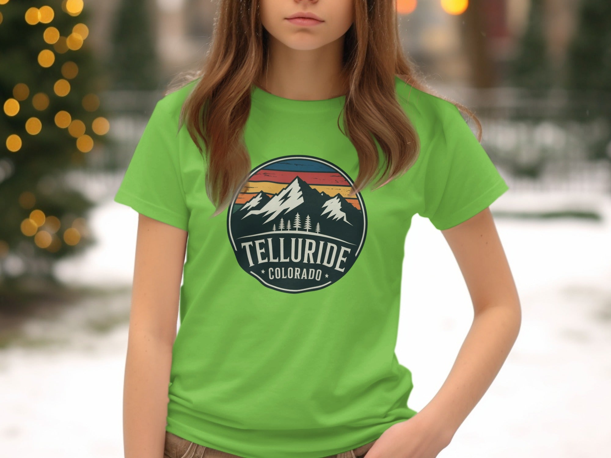 Telluride Colorado Scenic Graphic T-Shirt