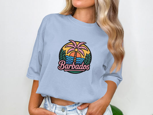 Barbados Beach Vacation Graphic T-Shirt product type