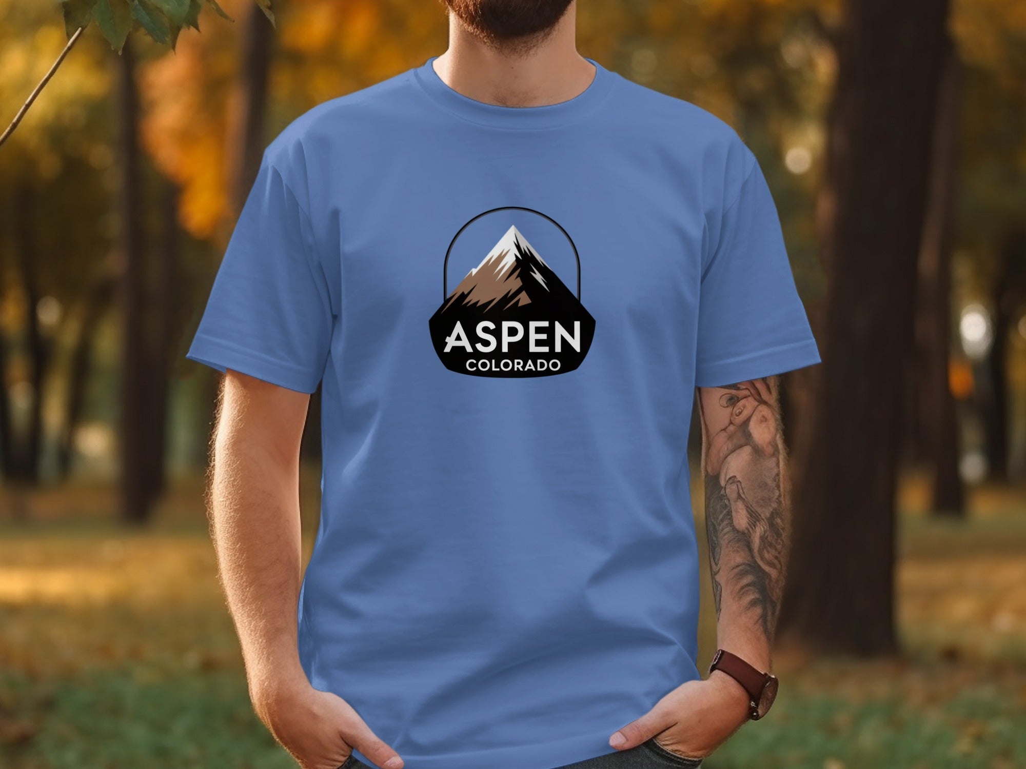Aspen Colorado Mountain Graphic Tee Shirt product