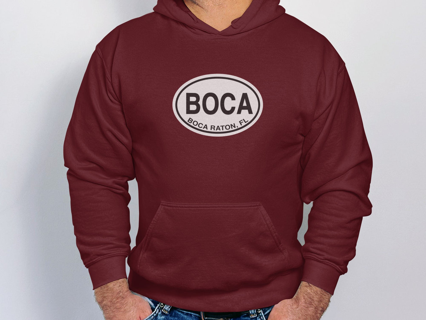 Boca Raton Mens Vacation Travel Hoodie Gift Souvenir 4