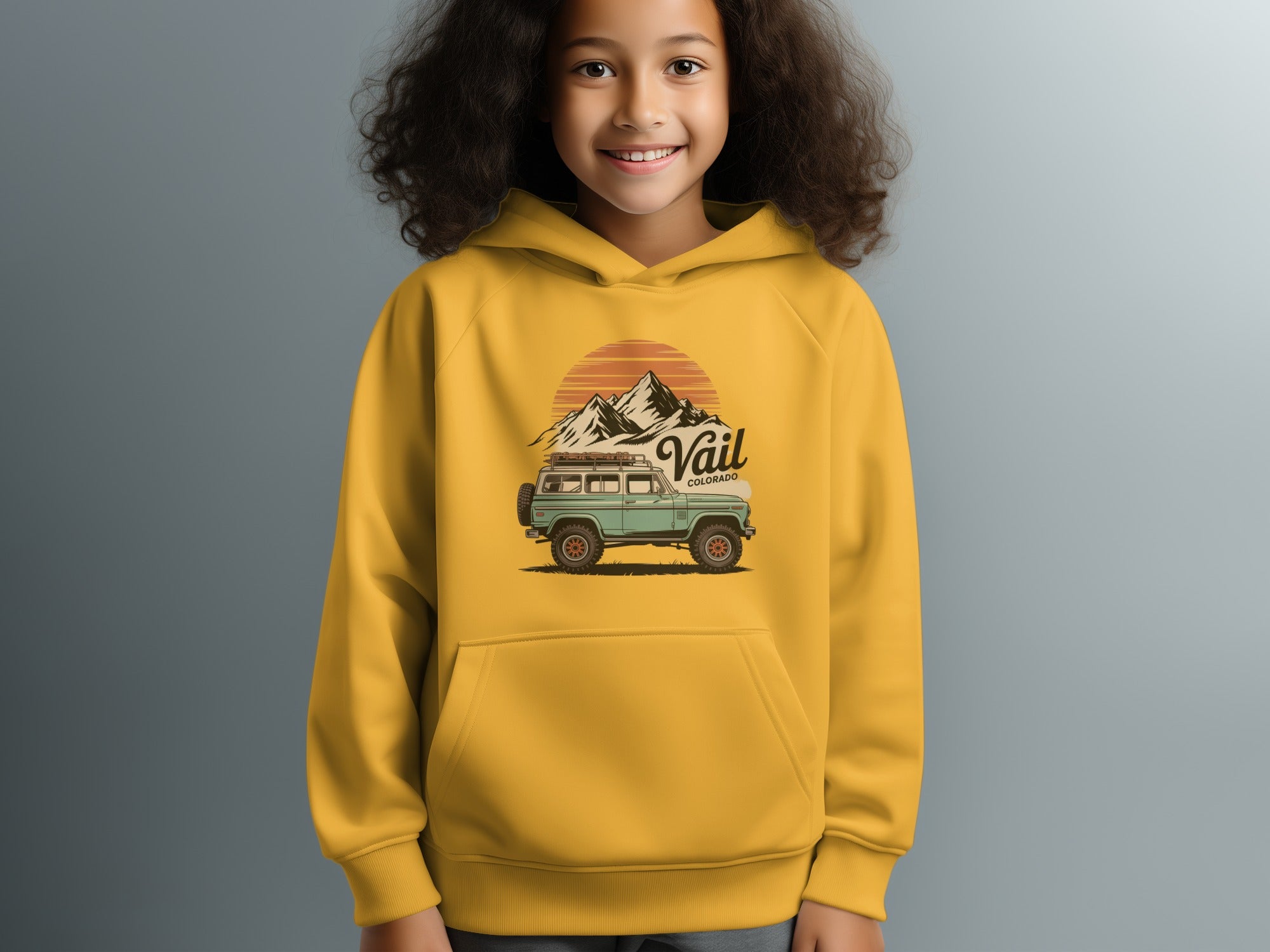 Vail Mountain Sunset Adventure Hoodie product type