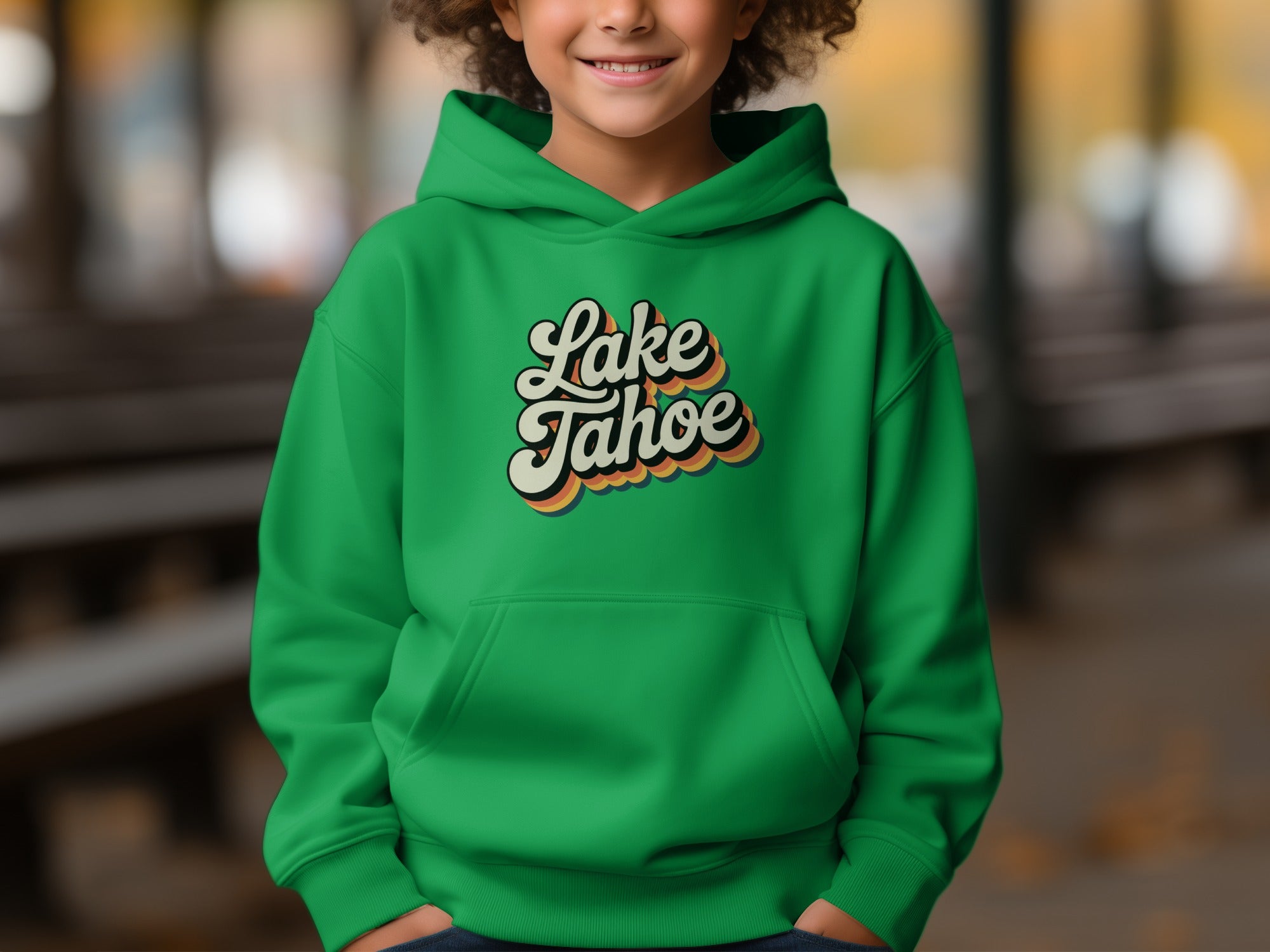 Lake Tahoe Hooded Sweatshirt for Kids and Teens