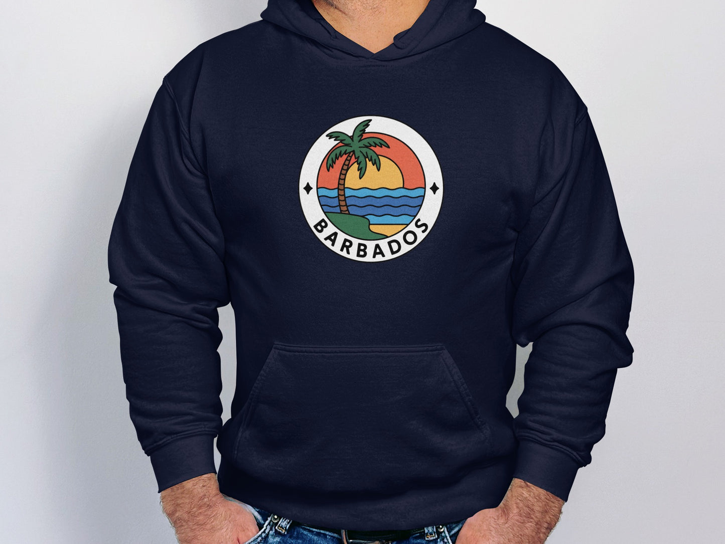 Barbados Sunset Beach Palm Tree Hoodie product