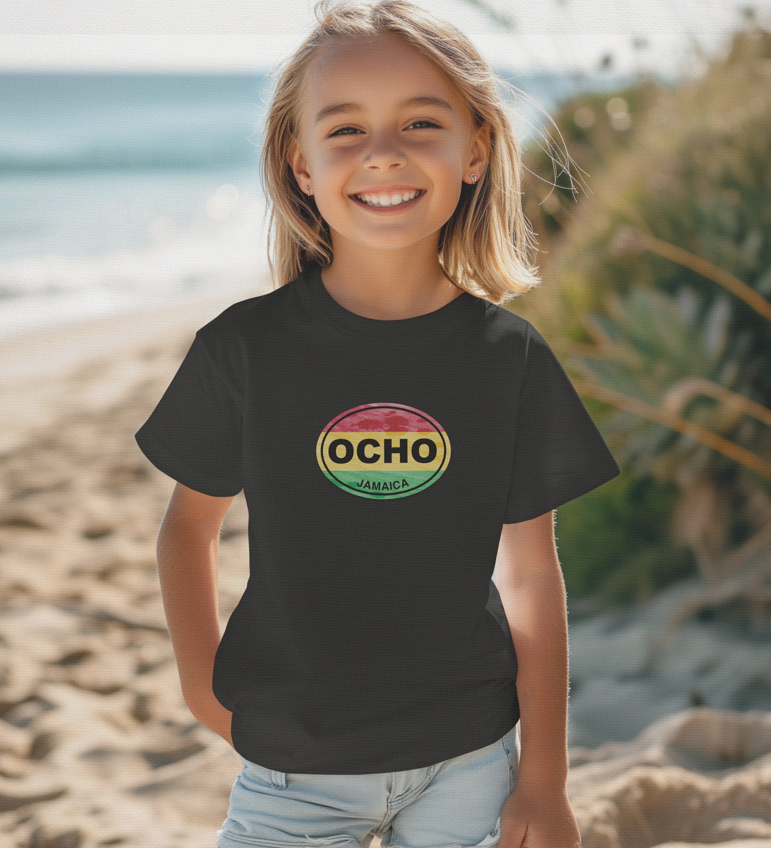 Ocho Rios gift for climbing Dunns River Falls youth clothing and travel souvenirs