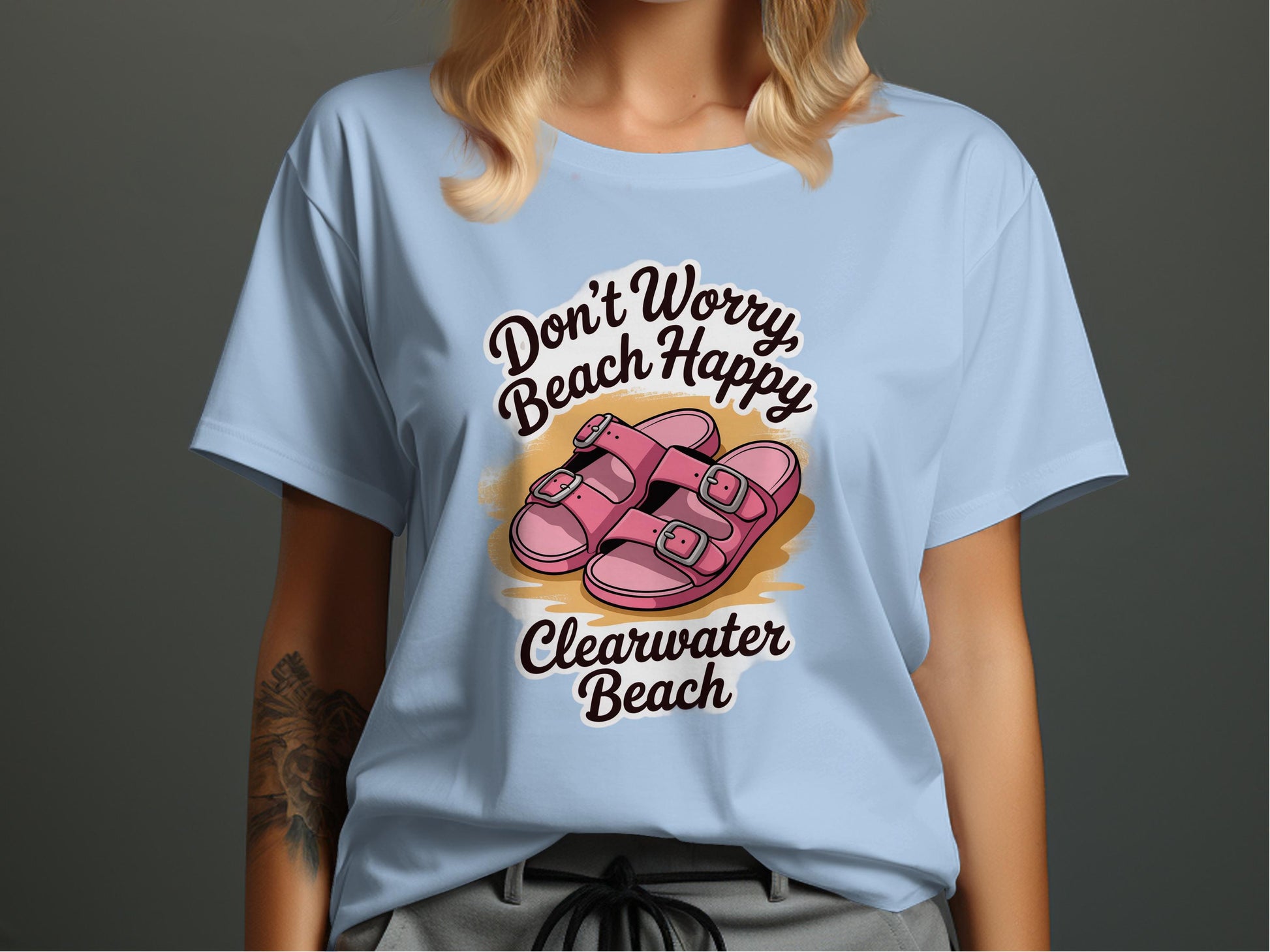 Don't Worry Beach Happy Clearwater Beach shirt product