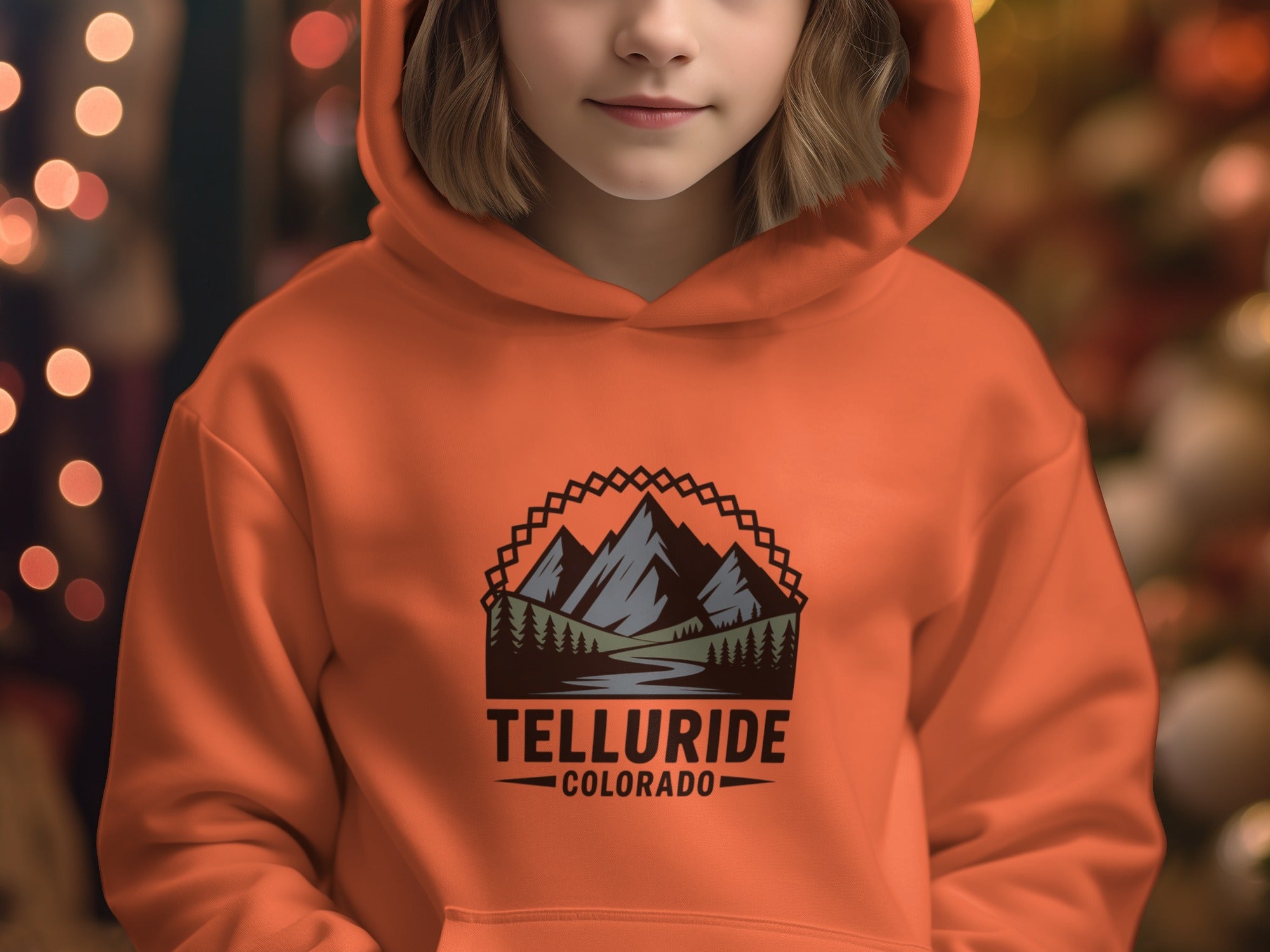 Telluride Colorado Mountains Kids Hoodie Product
