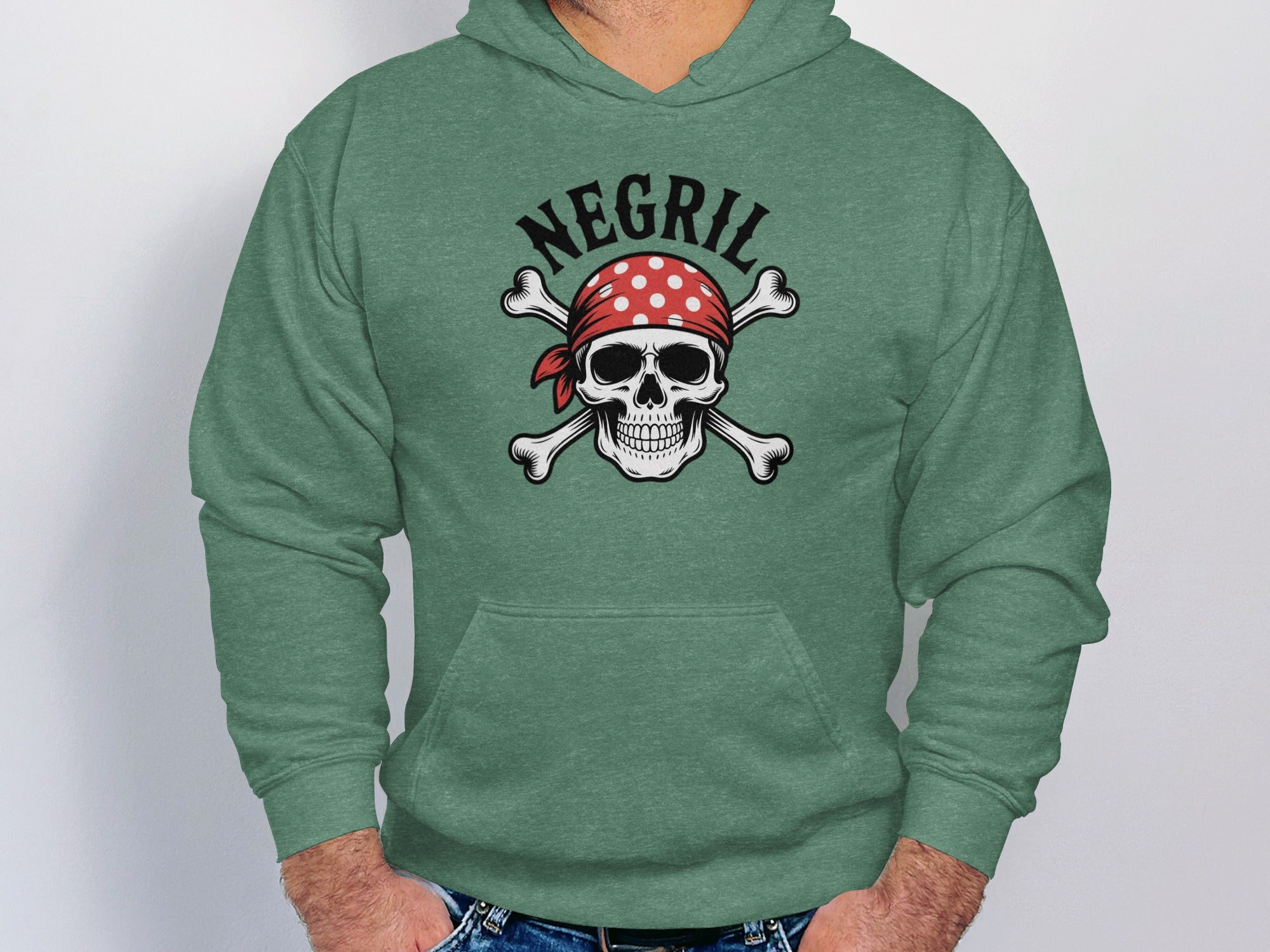 Negril Skull and Crossbones Hoodie product type