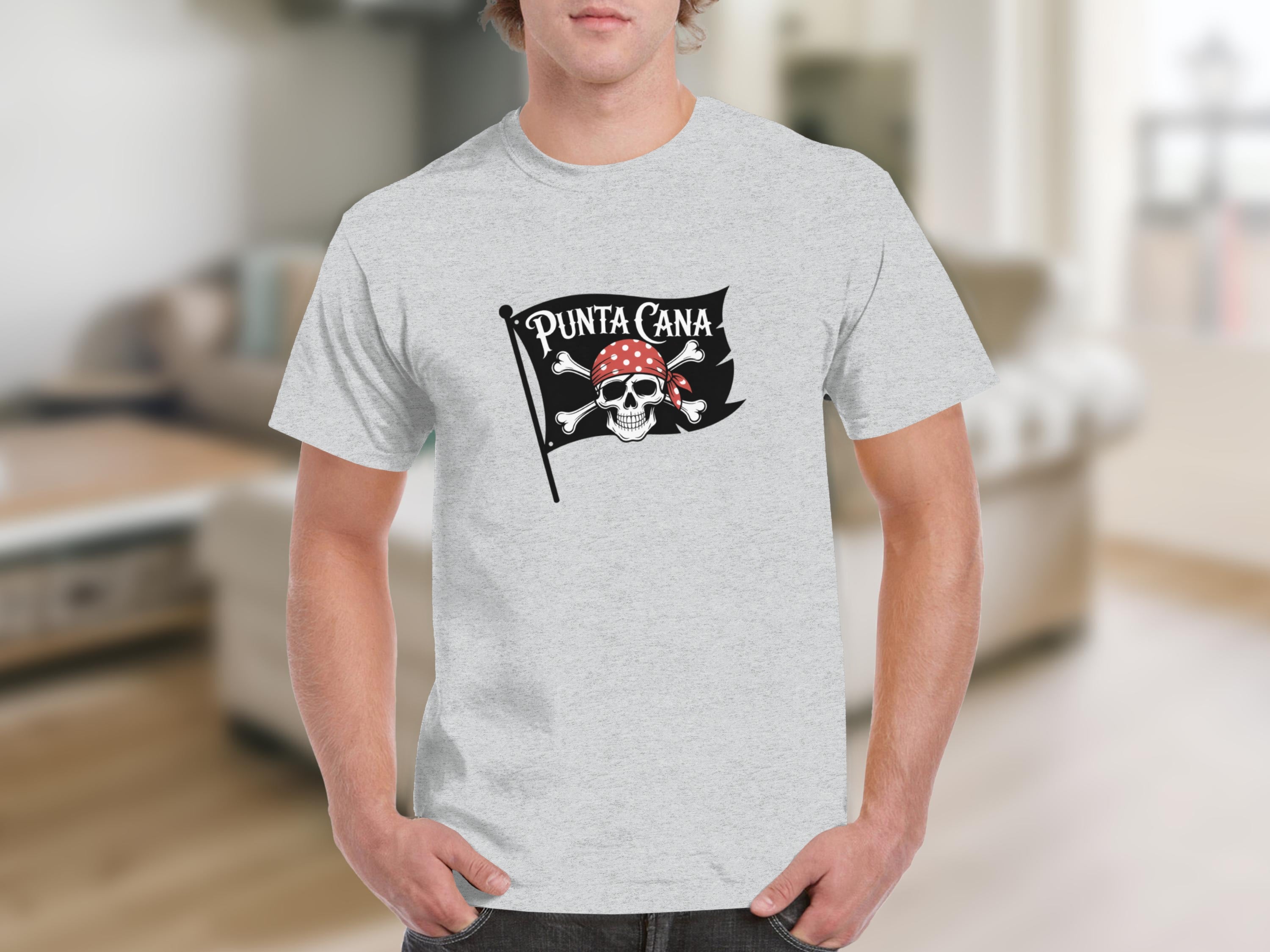 Punta Cana Skull and Crossbones Graphic T-Shirt product type