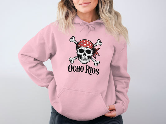 Ocho Rios Skull and Crossbones Hoodie product