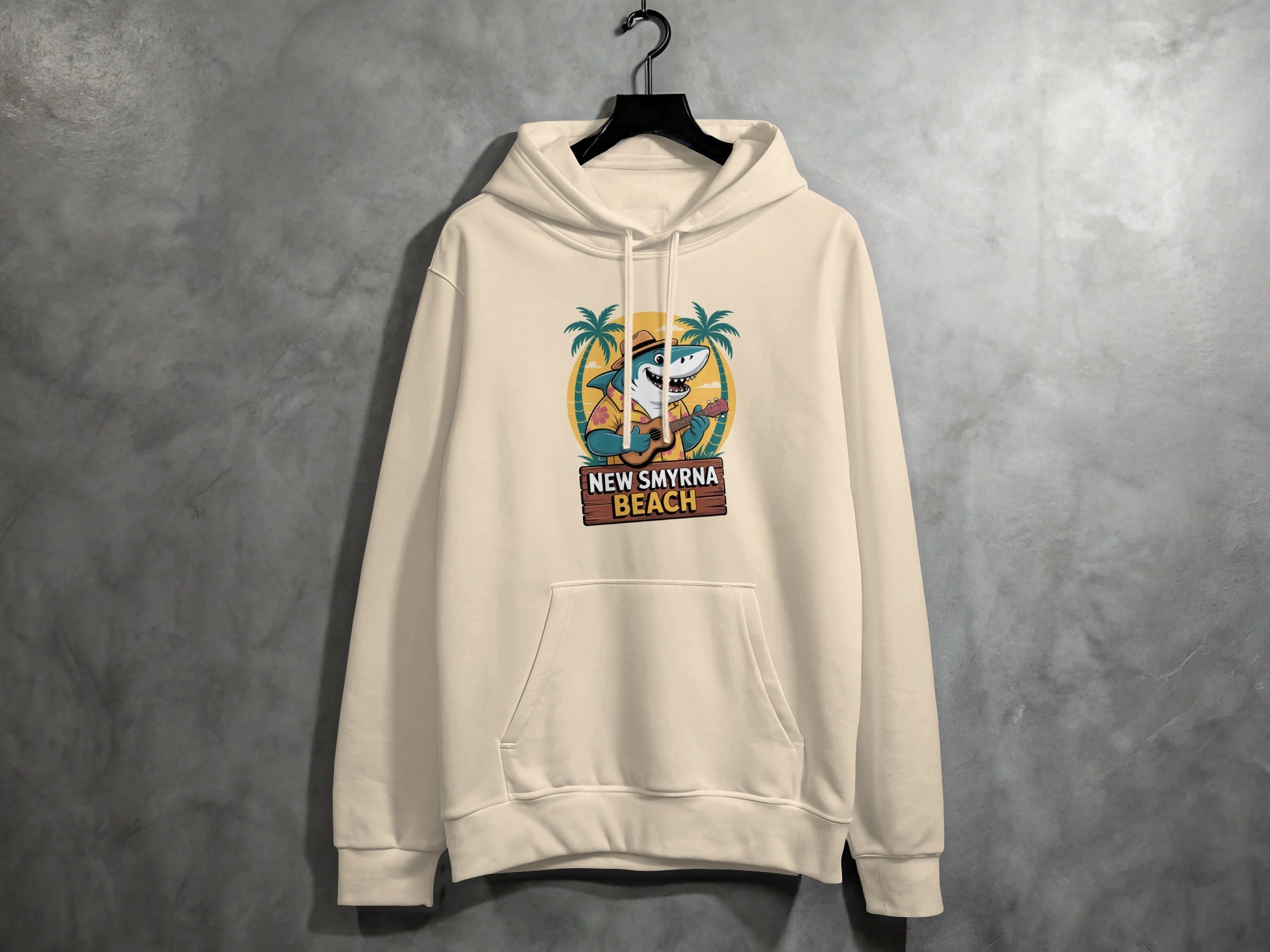 New Smyrna Beach Shark Hoodie for Unisex Casual product