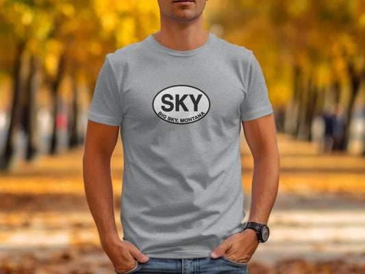 Big Sky Big Grass Festival, Music in the Mountains, Big Sky PBR men’s t-shirt tee