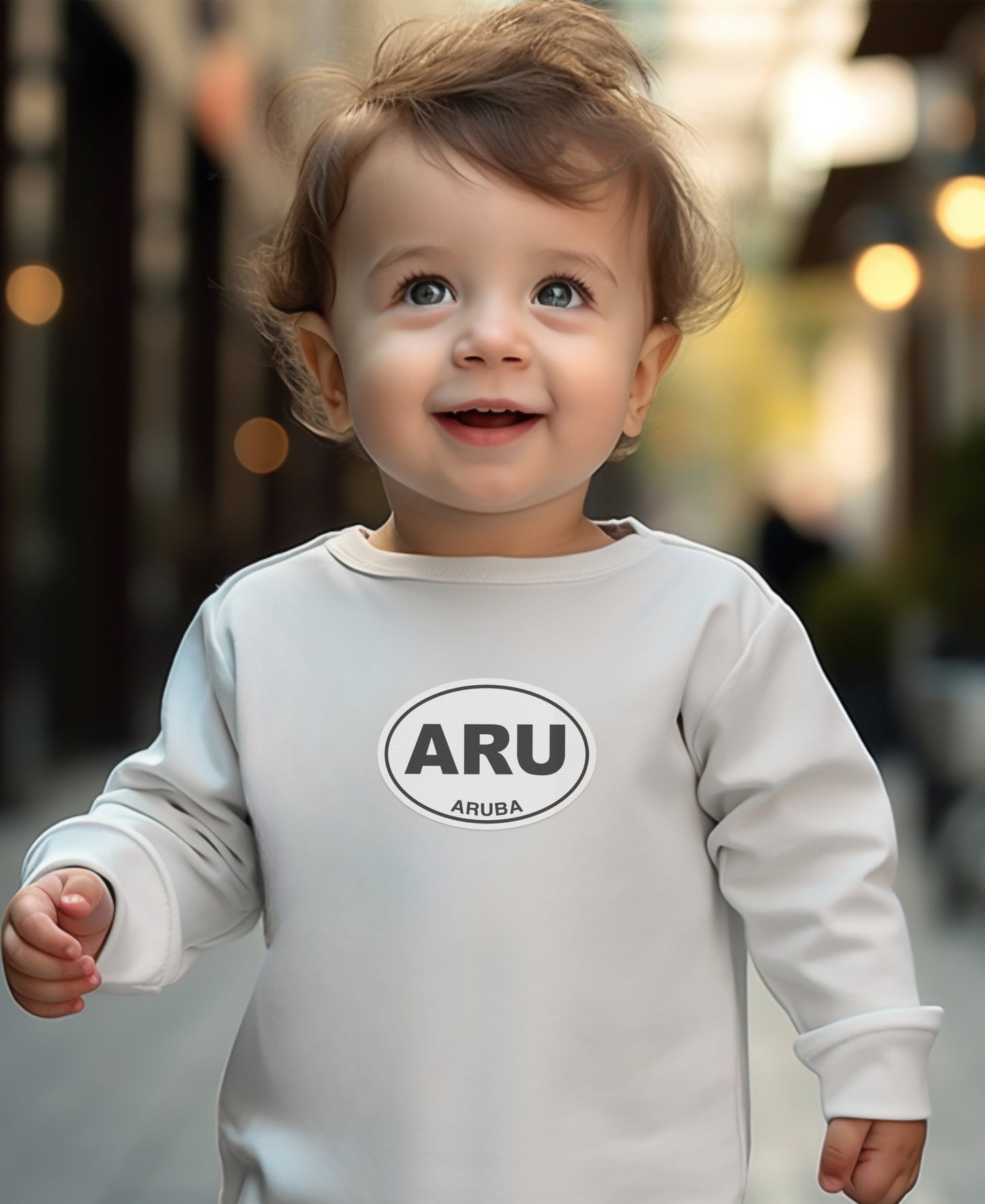 Aruba butterfly watching at The Butterfly Farm Toddler Long Sleeve T-Shirt